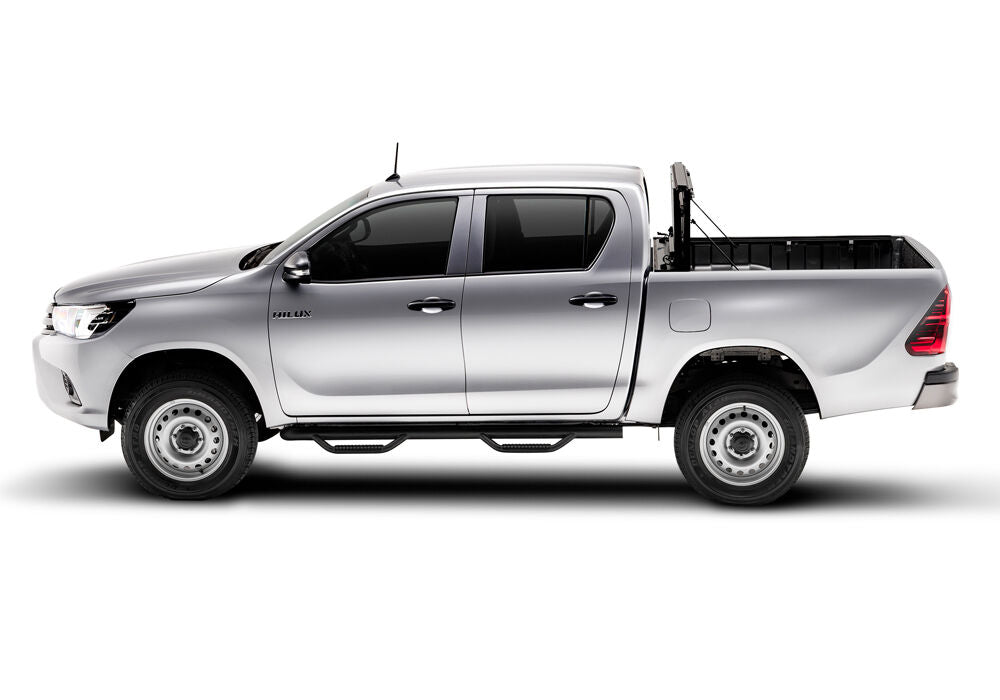 Tonneau Cover Flex 2016-2023 Toyota Tacoma 6 Foot Bed Crew Without Bedside Storage Boxes Black Textured UnderCover