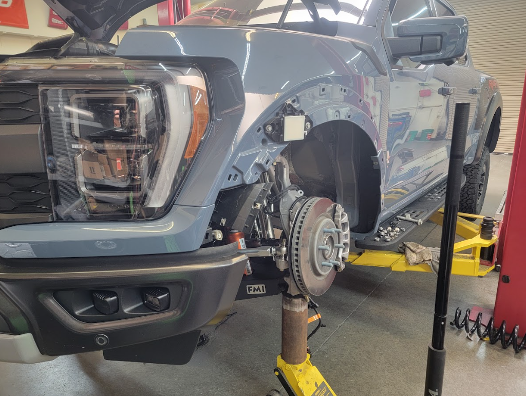 Foutz Motorsports 3" Long Travel Front Suspension Kit with Fabricated upper arm 2017-2020 Ford F-150 Raptor