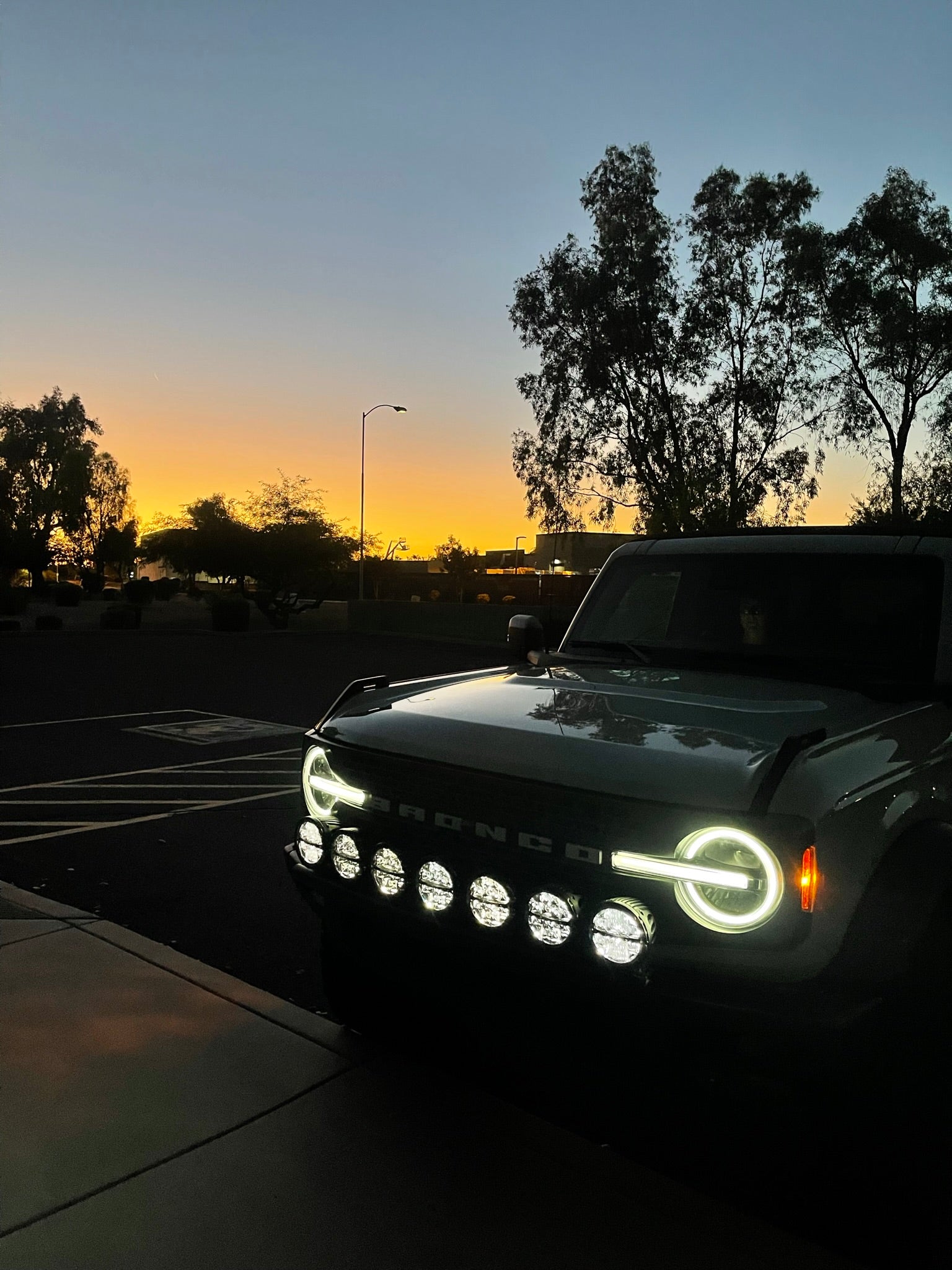 Foutz Motorsports Front Light Mount Kit for Stock Bumper 2022-2026 Ford Bronco Raptor