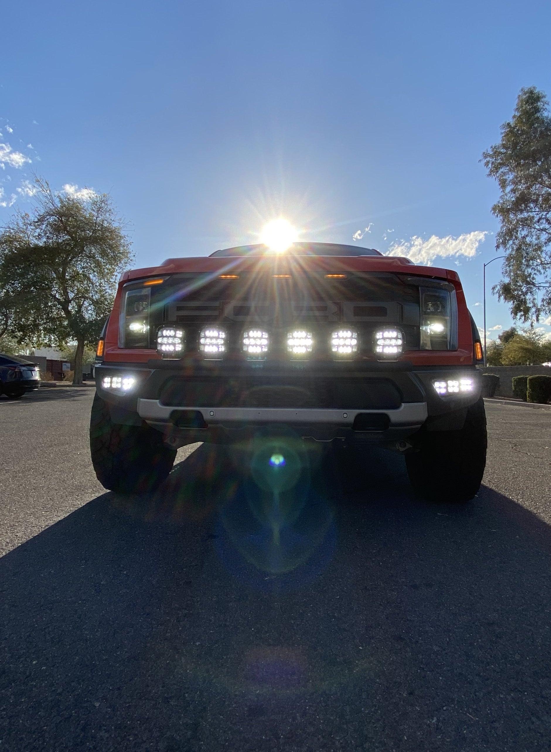 Foutz Motorsports Front Light Mount Kit (stock bumper) - Use Any Light 2021-2023 Ford F-150 Raptor 2023 Ford F-150 Raptor R