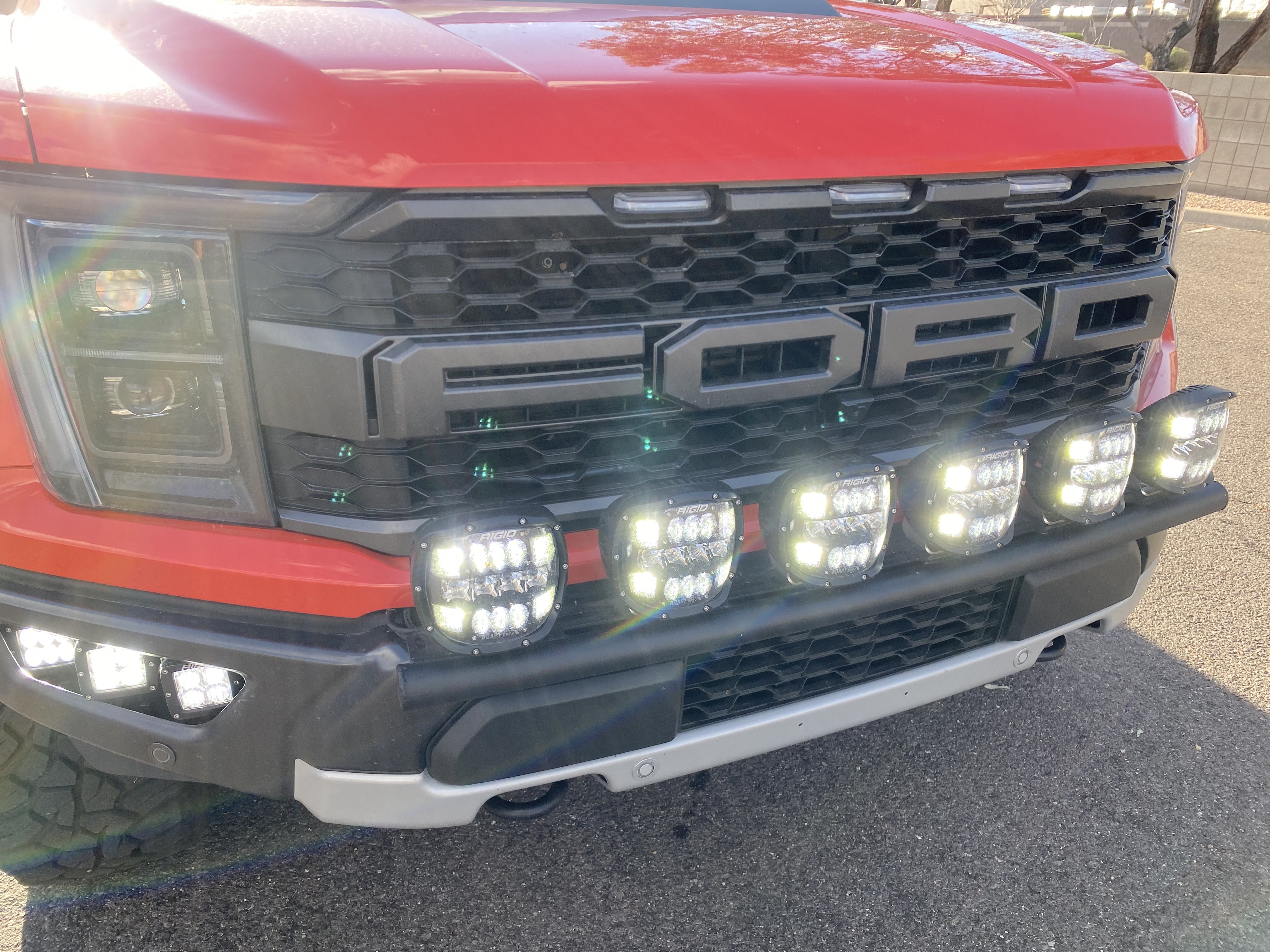 Foutz Motorsports Front Light Mount Kit (stock bumper) - Use Any Light 2021-2023 Ford F-150 Raptor 2023 Ford F-150 Raptor R