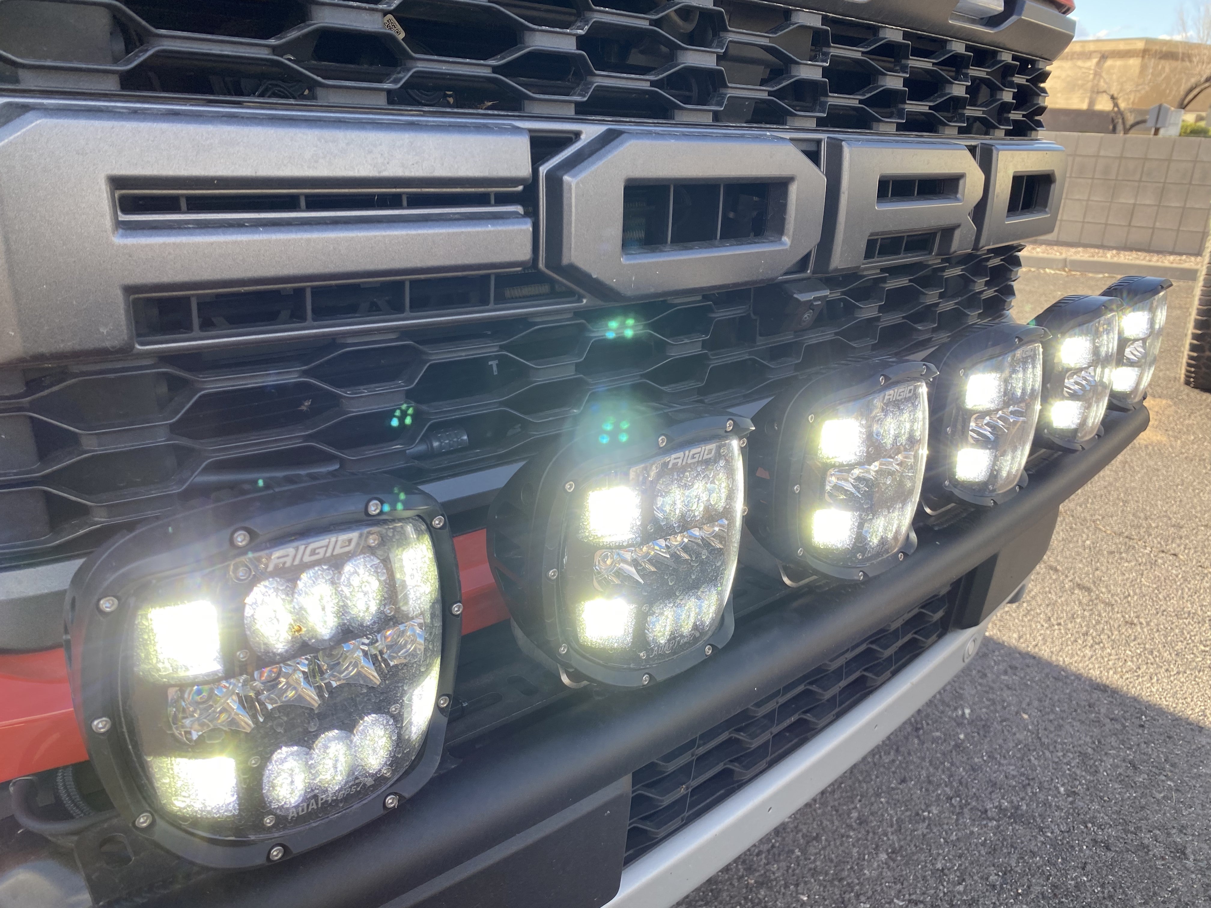 Foutz Motorsports Front Light Mount Kit (modular bumper) - Use Any Light 2024 Ford F-150 Raptor 2024 Ford F-150 Raptor R