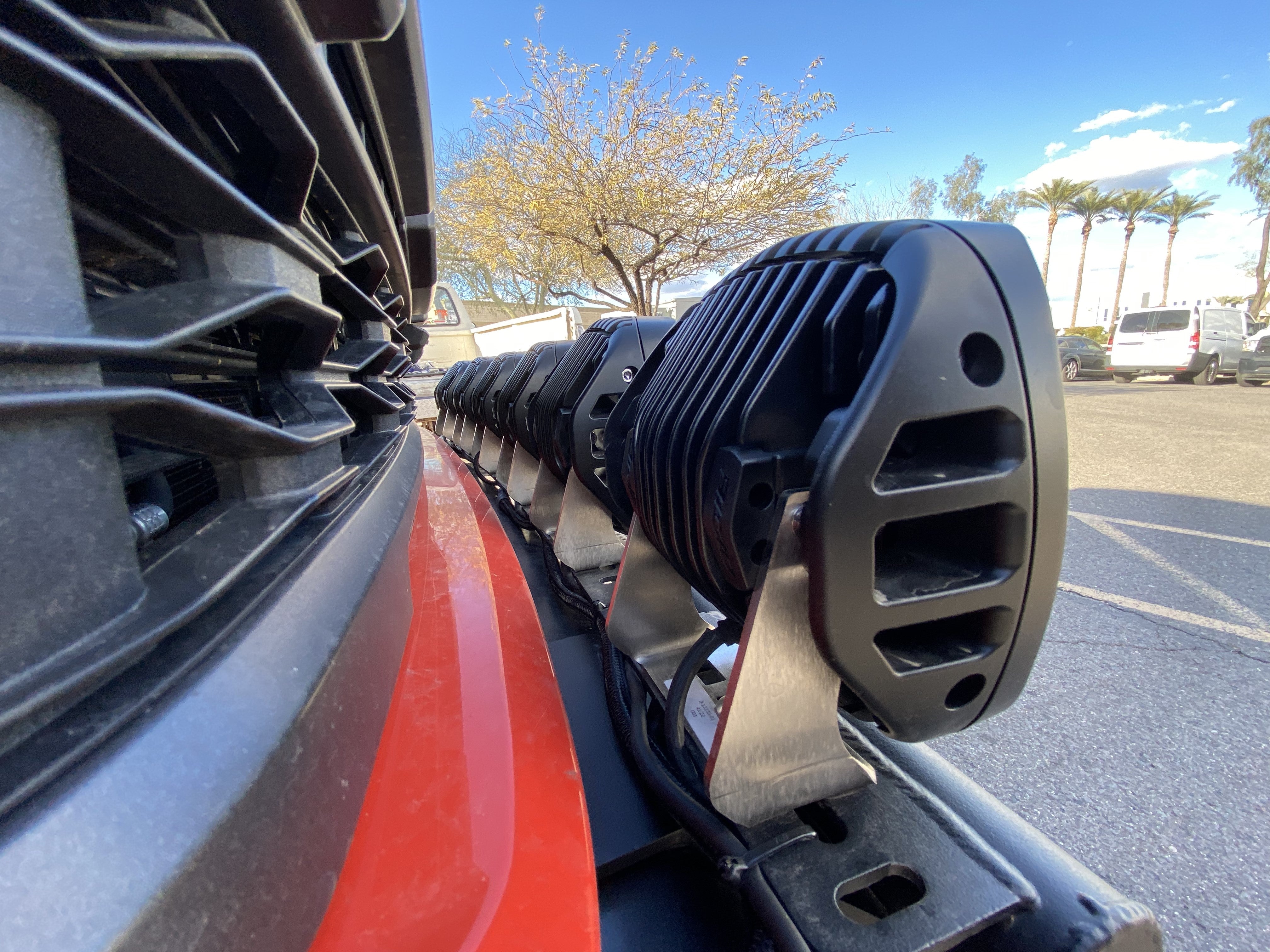 Foutz Motorsports Front Light Mount Kit (stock bumper) - Use Any Light 2021-2023 Ford F-150 Raptor 2023 Ford F-150 Raptor R
