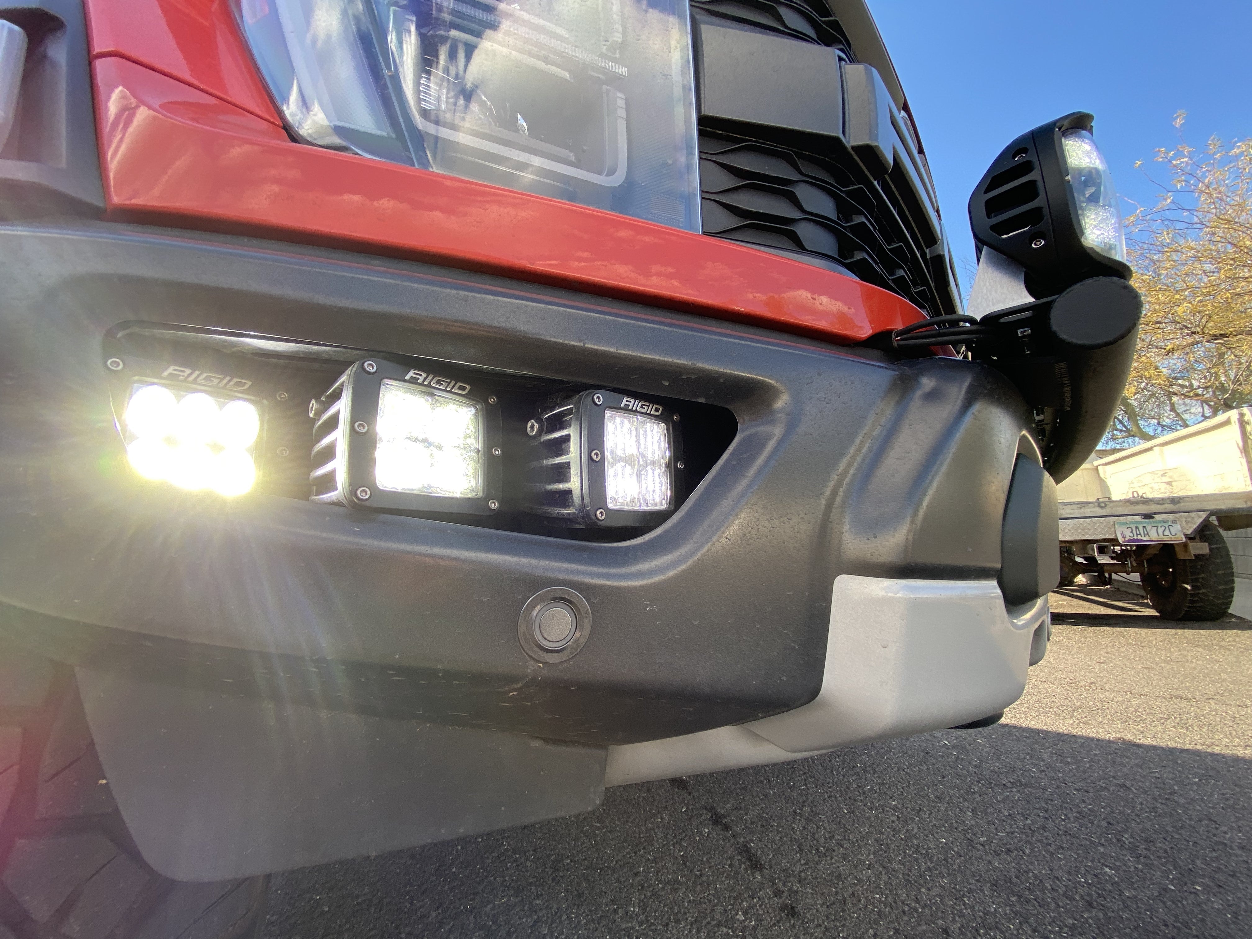 Foutz Motorsports Front Light Mount Kit (stock bumper) - Use Any Light 2021-2023 Ford F-150 Raptor 2023 Ford F-150 Raptor R