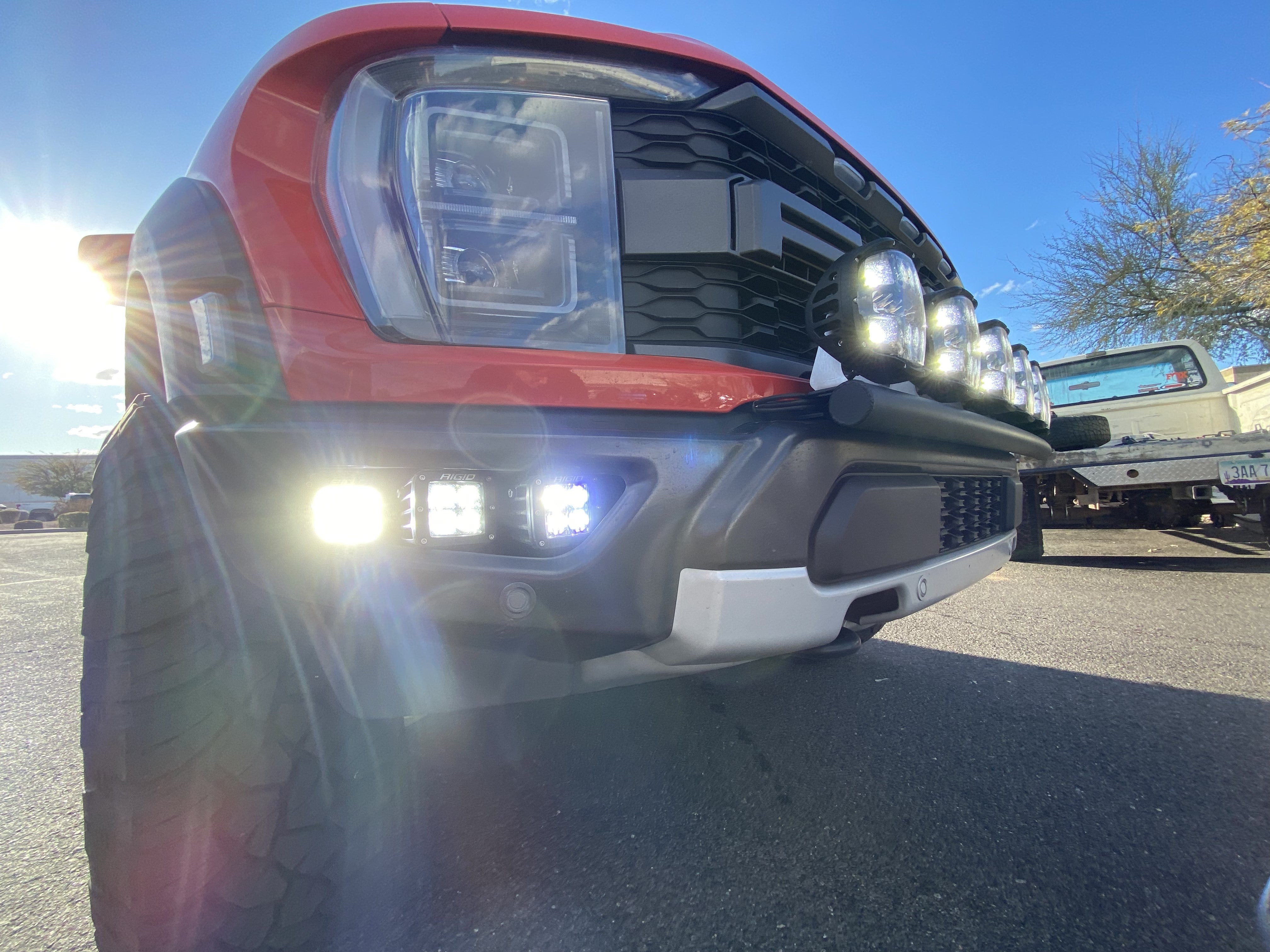 Foutz Motorsports Front Light Mount Kit (modular bumper) - Use Any Light 2024 Ford F-150 Raptor 2024 Ford F-150 Raptor R