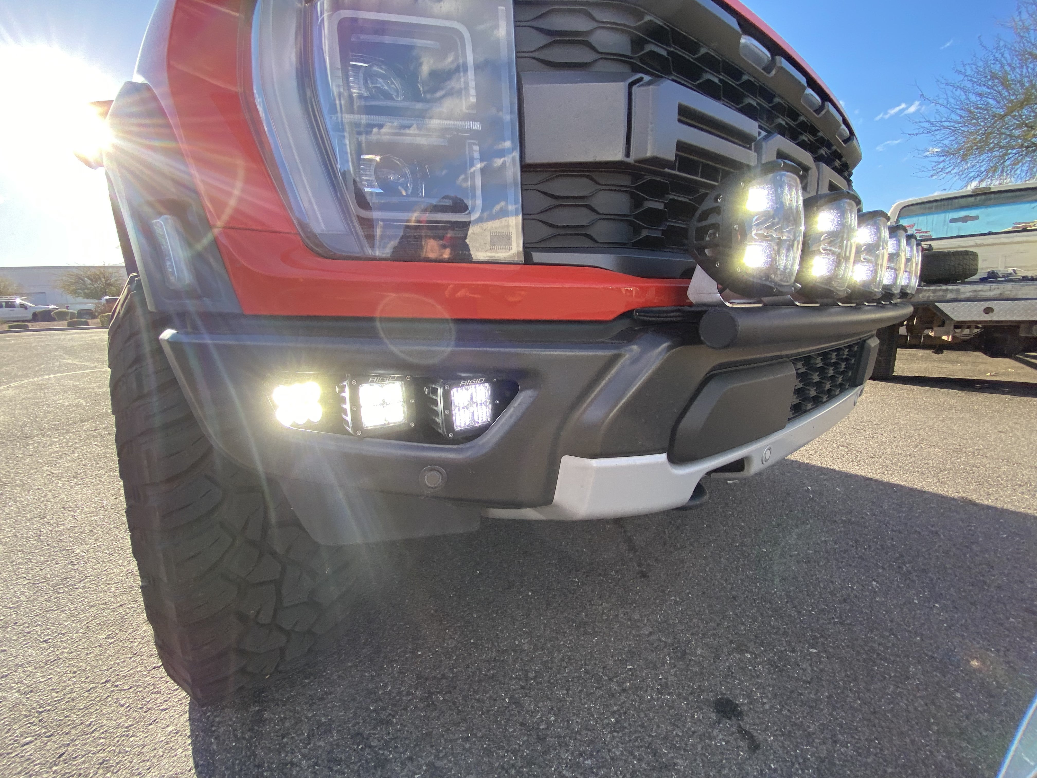 Foutz Motorsports Front Light Mount Kit (modular bumper) - Use Any Light 2024 Ford F-150 Raptor 2024 Ford F-150 Raptor R