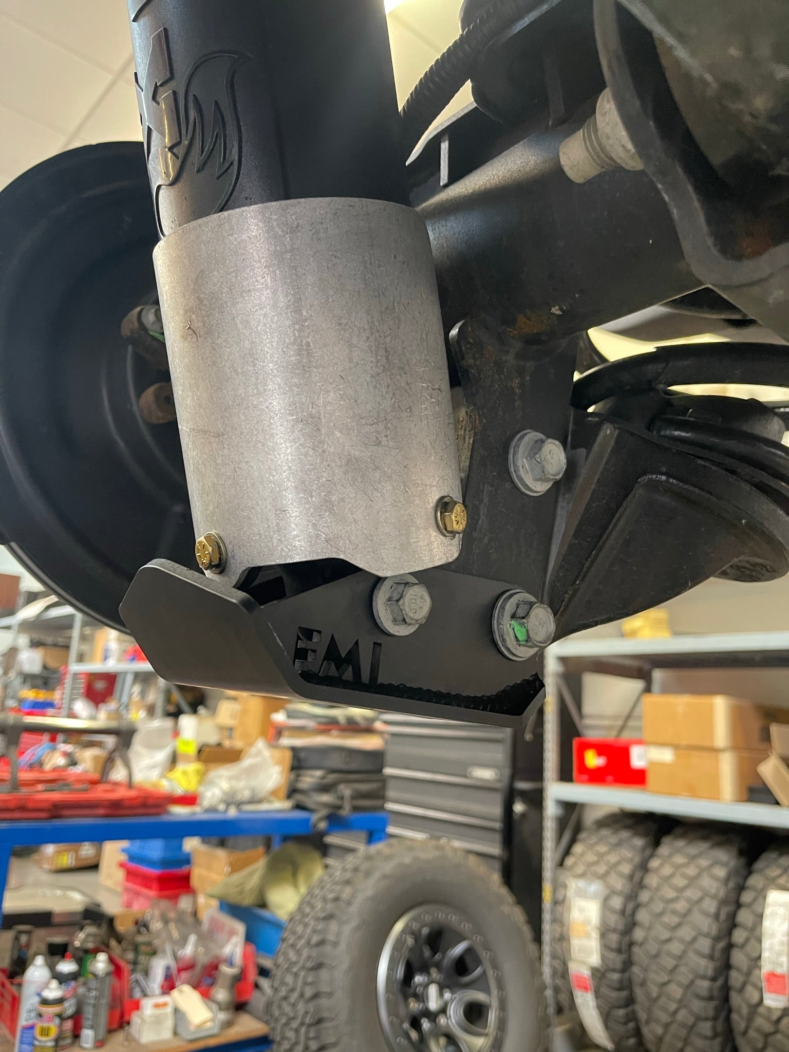 Foutz Motorsports Rear Lower shock skid kit 2021-2026 Ford F-150 Raptor 2023-2026 Ford F-150 Raptor R