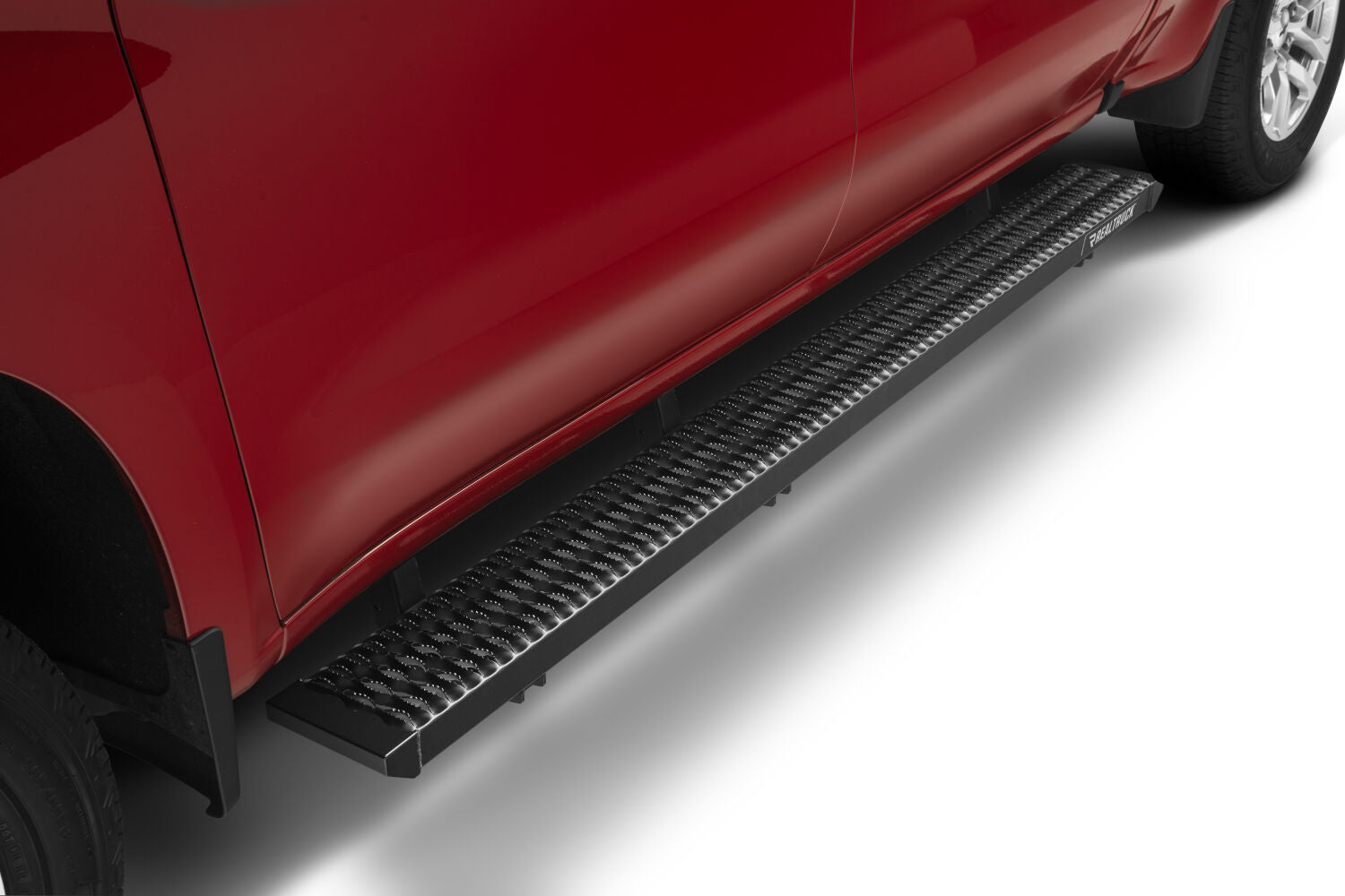Growler Step System Cab Length (1 Step per Side) 7 Inch Board 2019 (New Body Style)-2025 Chevy Silverado/GMC Sierra 1500/2020-2025 2500 HD/3500 HD Crew Cab Textured Black NFab