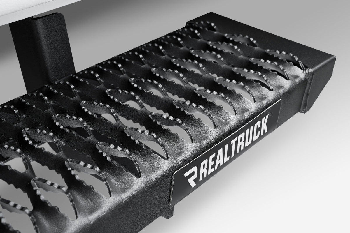 Growler Step System Cab Length (1 Step per Side) 7 Inch Board 2015-2025 Ford F-150/2017-2026 Ford F-250/350/450 Regular Cab Textured Black NFab