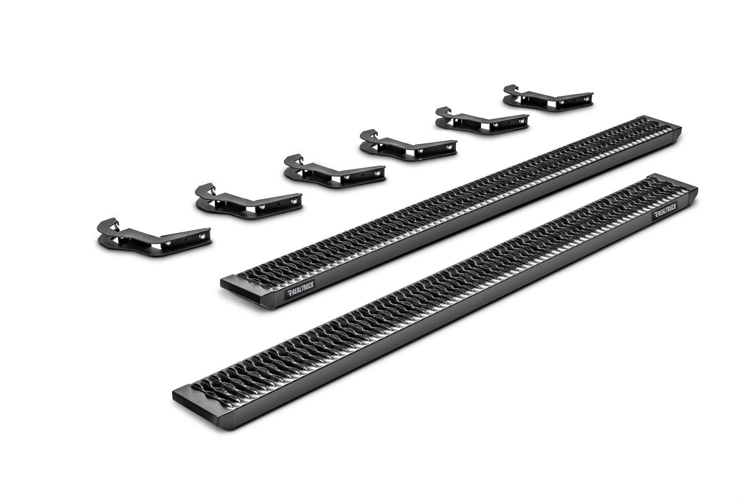 Growler Step System Cab Length (1 Step per Side) 7 Inch Board 1999-2016 Ford F-250/350/450 Regula Cab Textured Black NFab