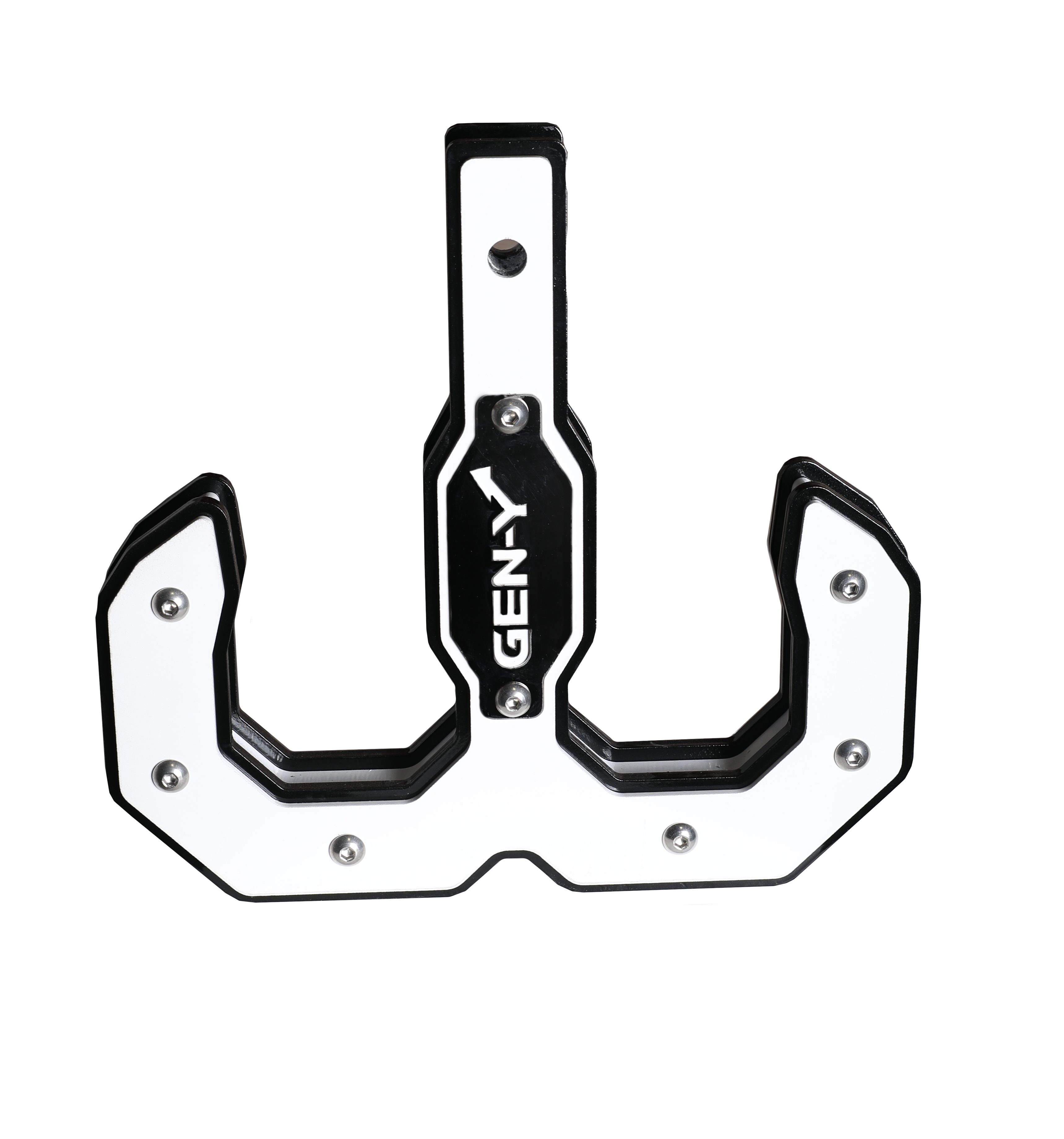 GEN-Y Hitch Hulk 2.0 16K Tow Hook 2" Shank Black/White