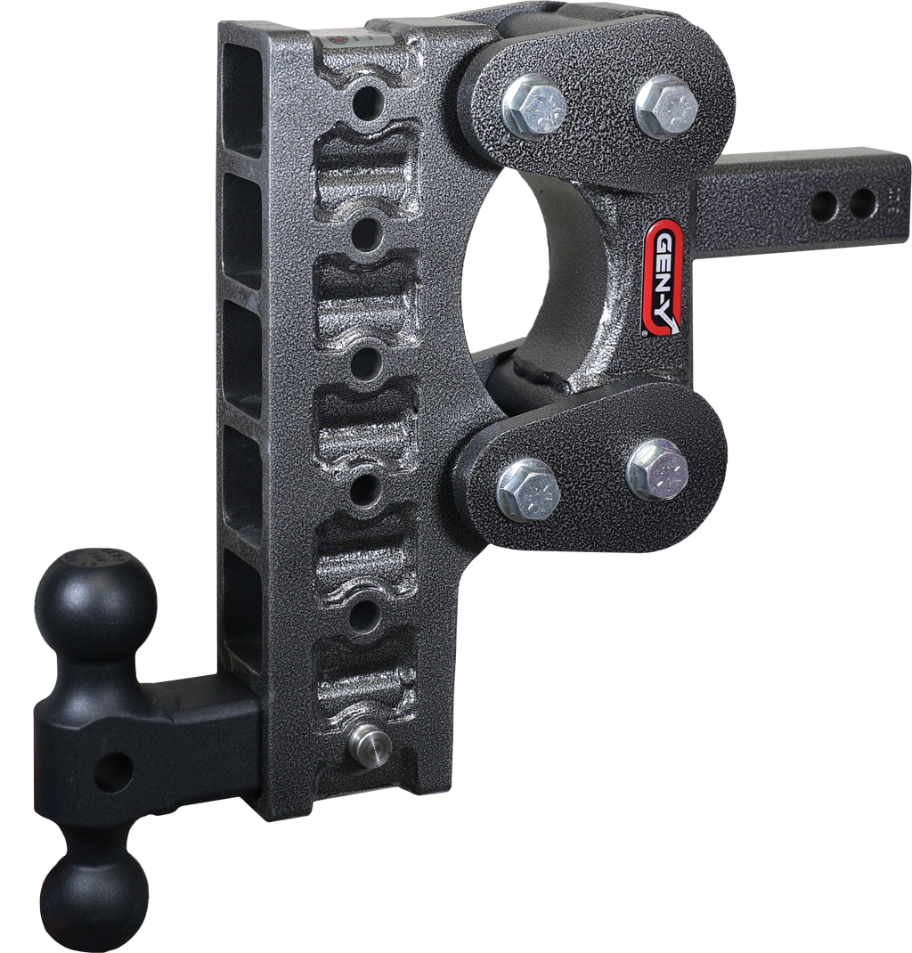 GEN-Y Hitch BOSS TORSION-FLEX 2" Shank 10" Drop 1.1K TW 10K Hitch & Dual-Ball