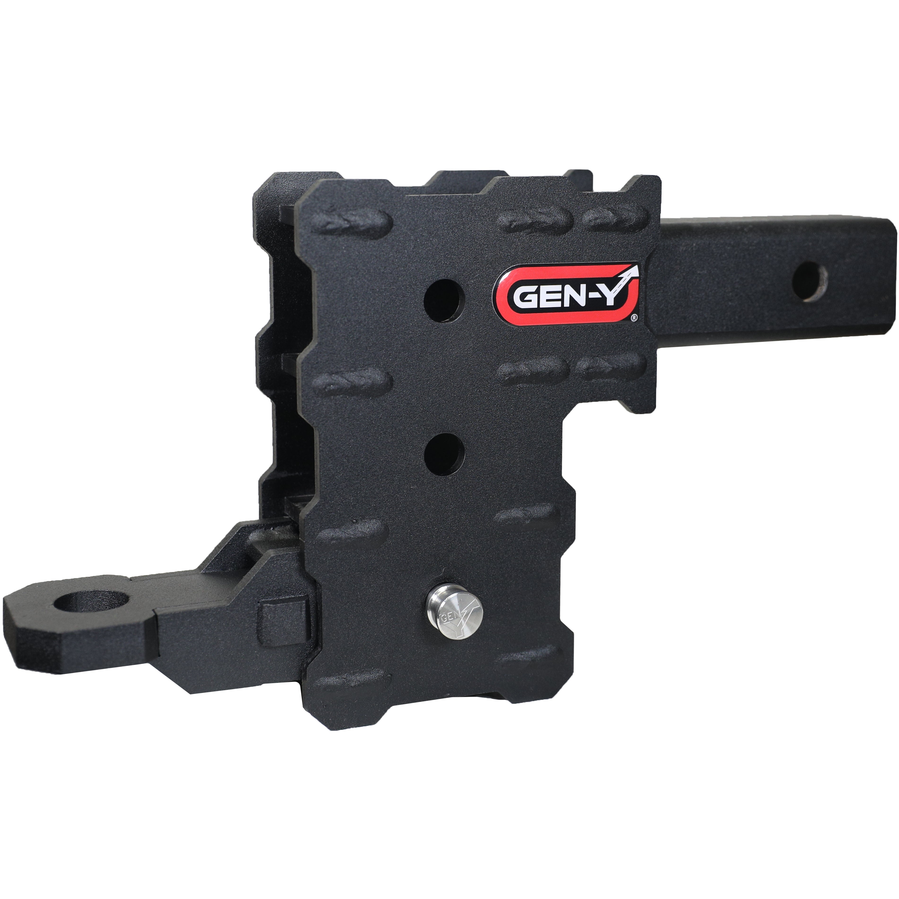 GEN-Y Hitch PHANTOM Standard 2" Shank Plate style Ball Platform with 1" Diameter Mounting Hole .5K TW 5K Towing