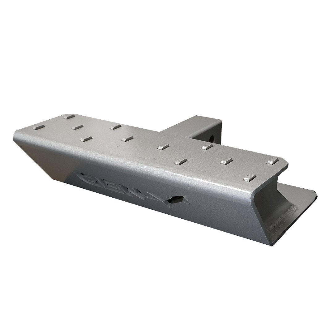 GEN-Y Hitch Skid Plate - Aluminum - Clear Coated - 2" Shank