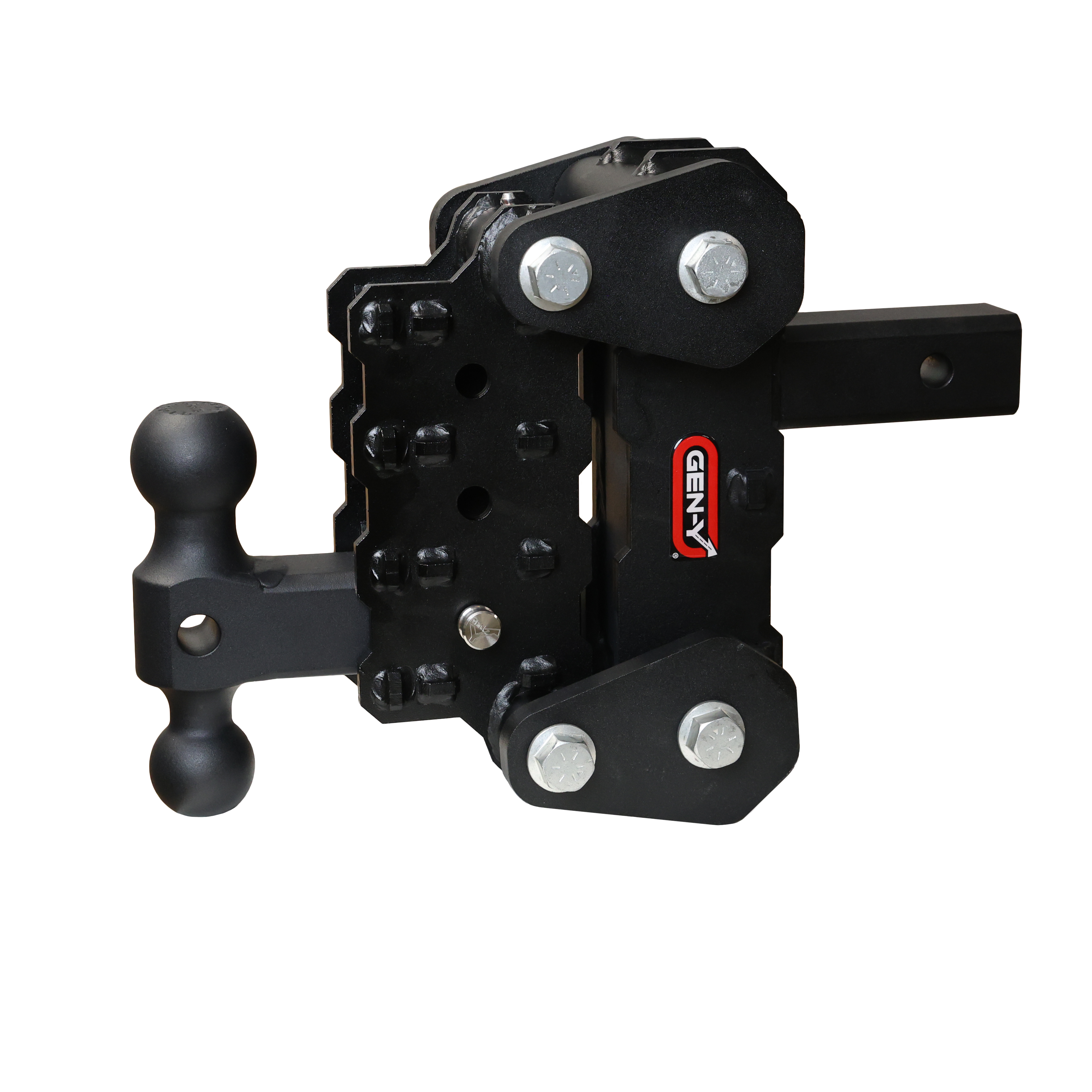 GEN-Y Hitch PHANTOM-XT TORSION-FLEX 2" Shank 4.25" Drop 1K TW 10K Hitch & Dual-Ball.