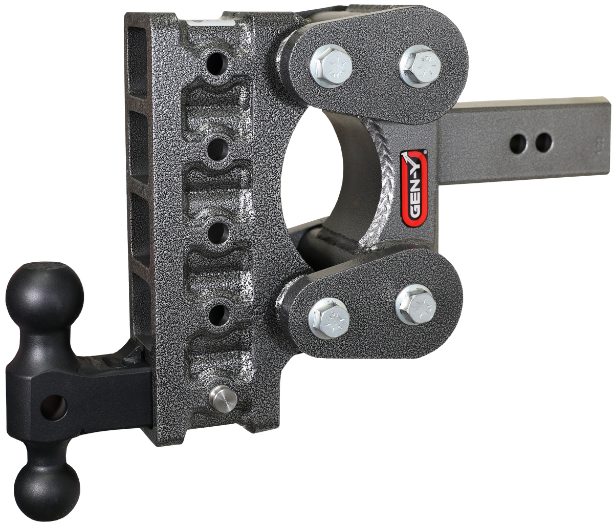 GEN-Y Hitch BOSS TORSION-FLEX 2.5" Shank 7.5" Drop 1.7K TW 16K Hitch & Dual-Ball