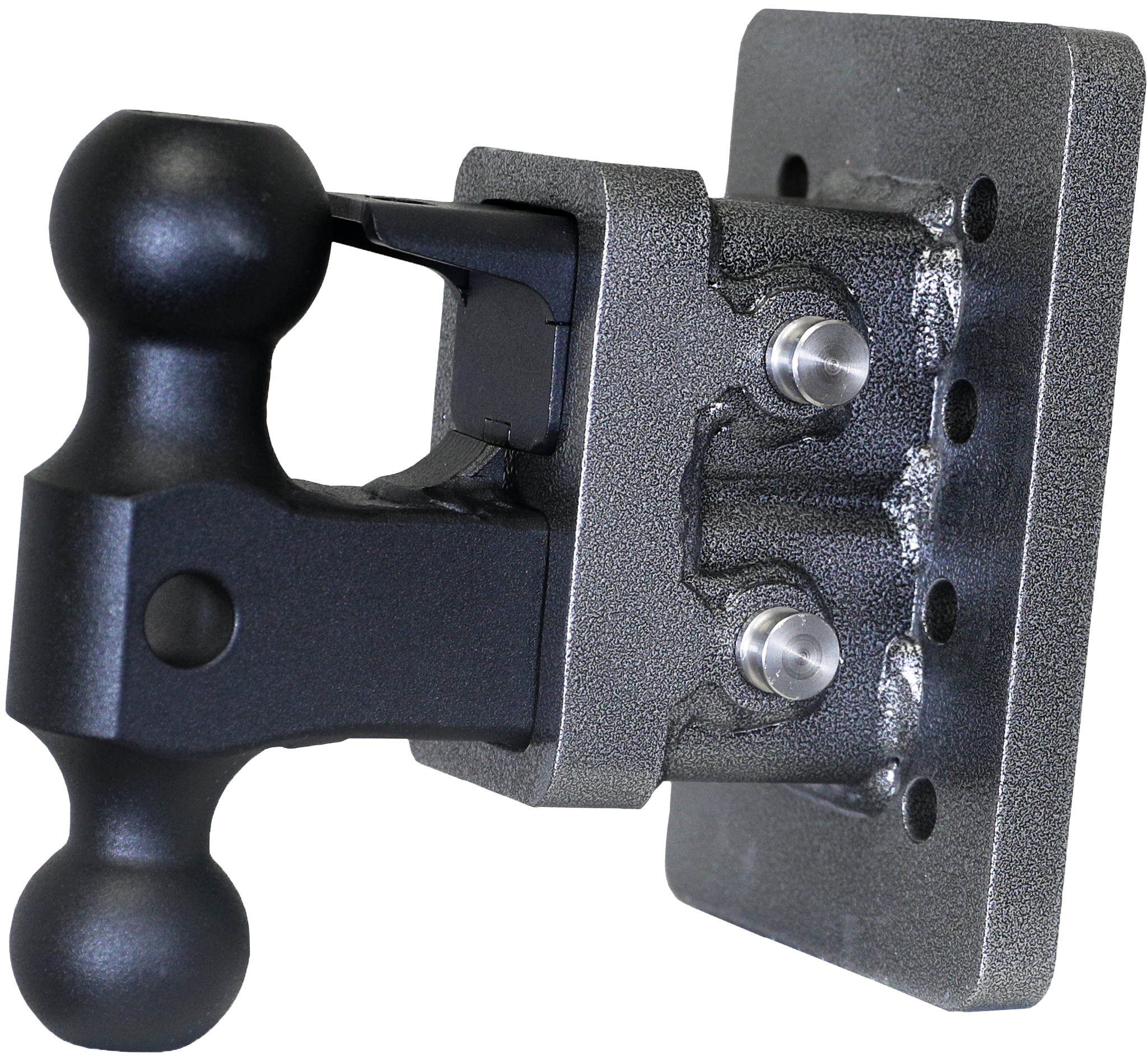 GEN-Y Hitch MEGA-DUTY 2" Bolt-On 2.5" Drop 2K TW 16K Hitch & Dual-Ball & Pintle Lock
