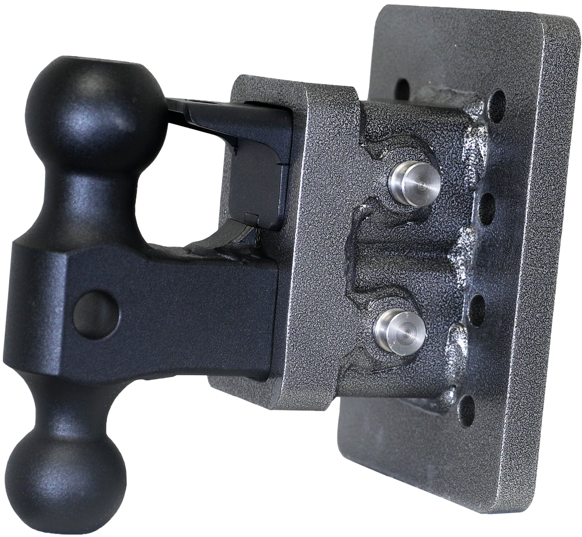 GEN-Y Hitch MEGA-DUTY 2" Bolt-On 2.5" Drop 2K TW 16K Hitch & Dual-Ball & Pintle Lock