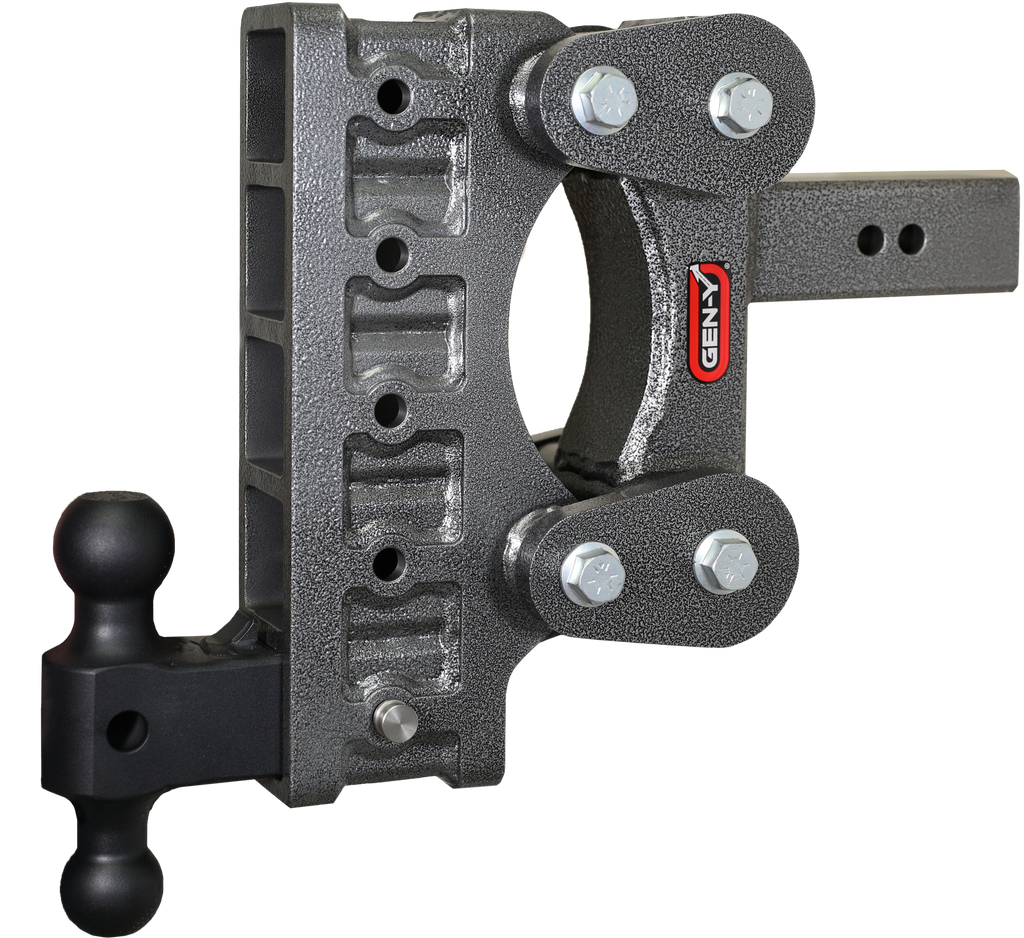 GEN-Y Hitch BOSS TORSION-FLEX 2.5" Shank 9" Drop 2.4K TW 21K Hitch & Dual-Ball