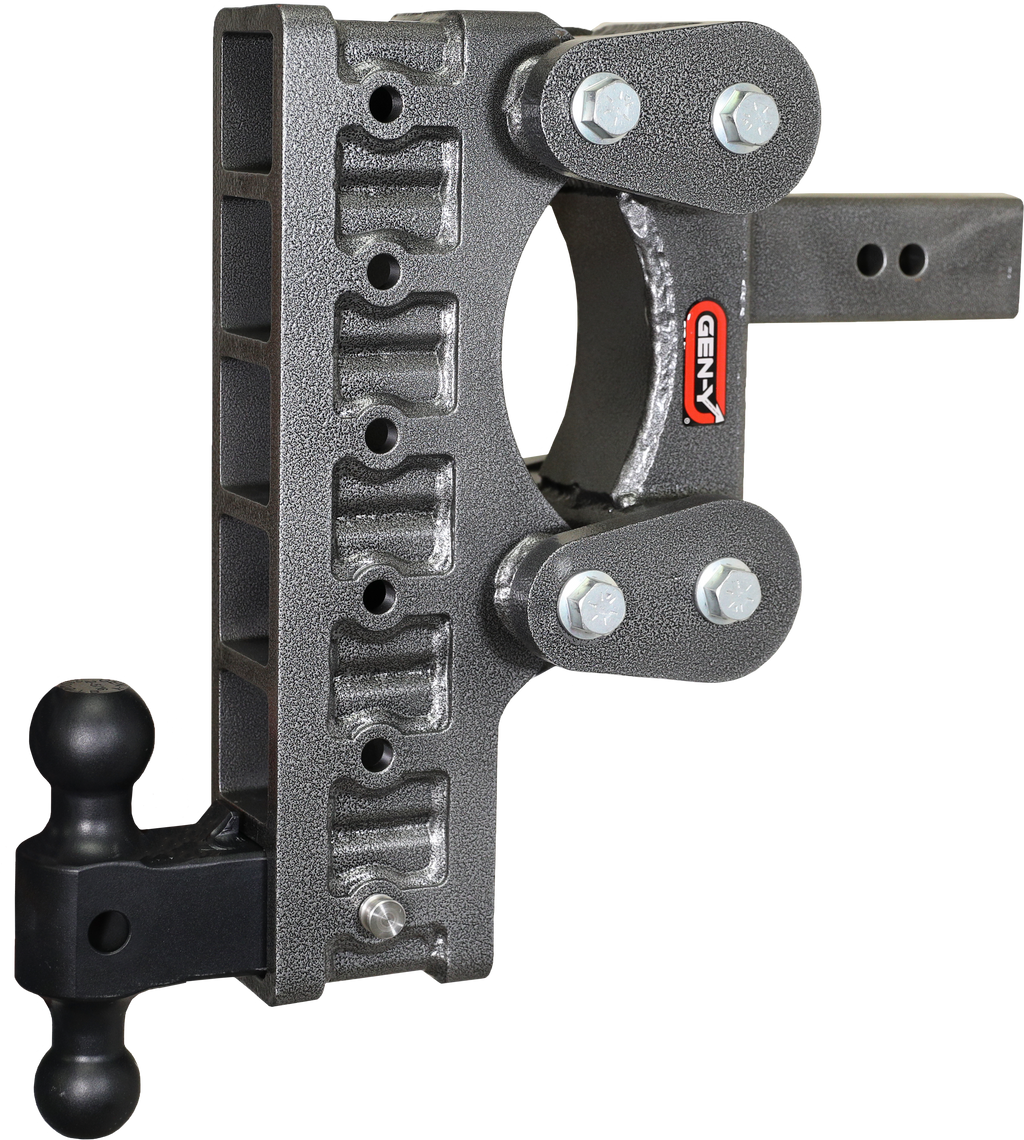GEN-Y Hitch BOSS TORSION-FLEX 2.5" Shank 12" Drop 2.4K TW 21K Hitch & Dual-Ball