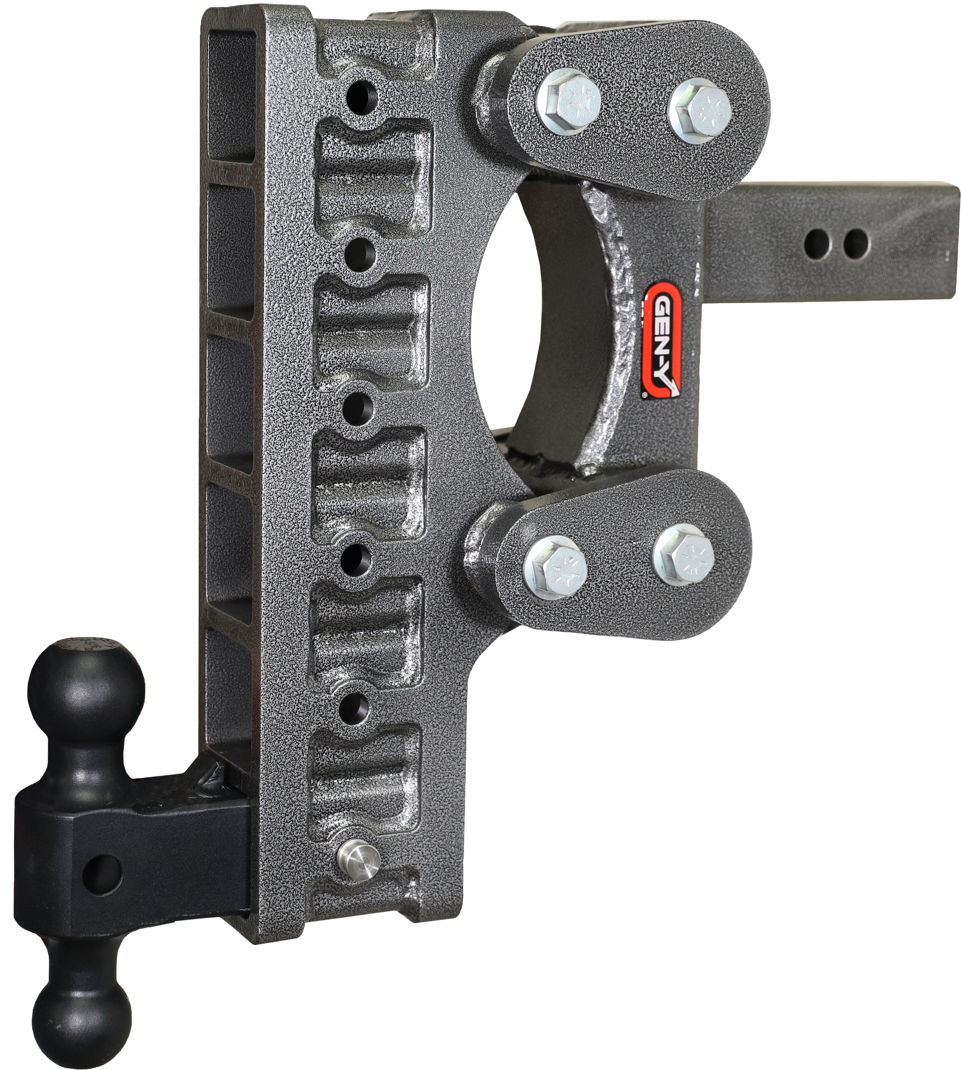 GEN-Y Hitch BOSS TORSION-FLEX 2.5" Shank 12" Drop 2.4K TW 21K Hitch & Dual-Ball