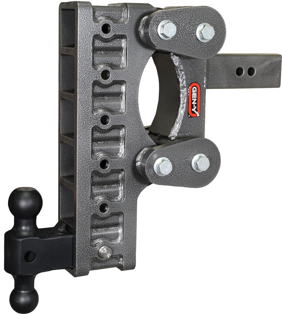 GEN-Y Hitch BOSS TORSION-FLEX 2.5" Shank 12" Drop 2.4K TW 21K Hitch & Dual-Ball