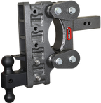 GEN-Y Hitch BOSS TORSION-FLEX 2.5" Shank 9" Drop 2.4K TW 21K Hitch & Dual-Ball & Pintle Lock