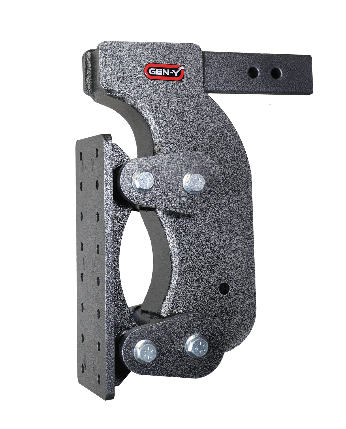 GEN-Y Hitch BOSS TORSION-FLEX Pintle Plate 2.5" Shank 15" Drop 2.4K TW 21K Hitch & Stabilizer Kit