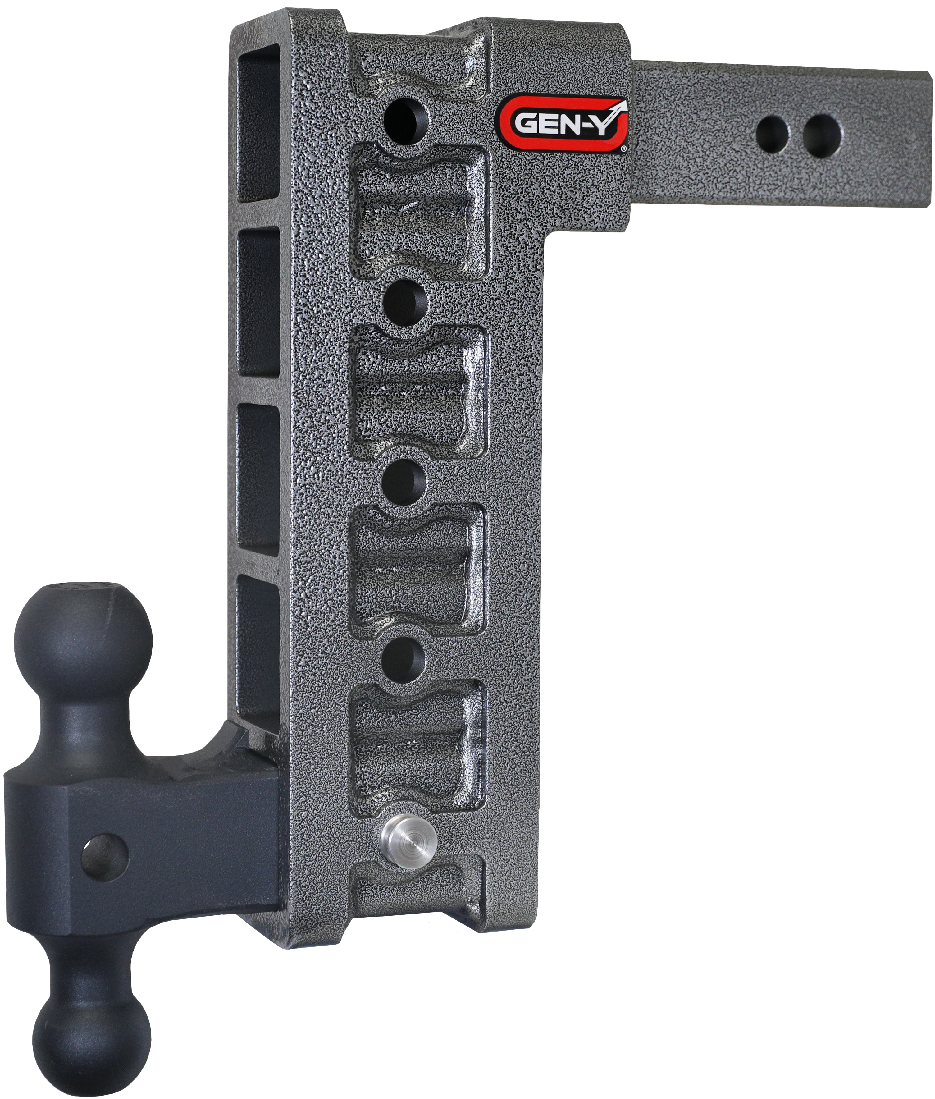 GEN-Y Hitch MEGA-DUTY 2.5" Shank 12" Drop 3.5K TW 32K Hitch & Dual-Ball
