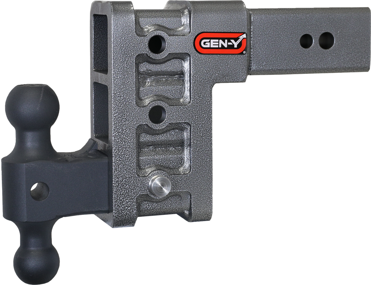 GEN-Y Hitch MEGA-DUTY 3" Shank 6" Drop 3.5K TW 32K Hitch & Dual-Ball