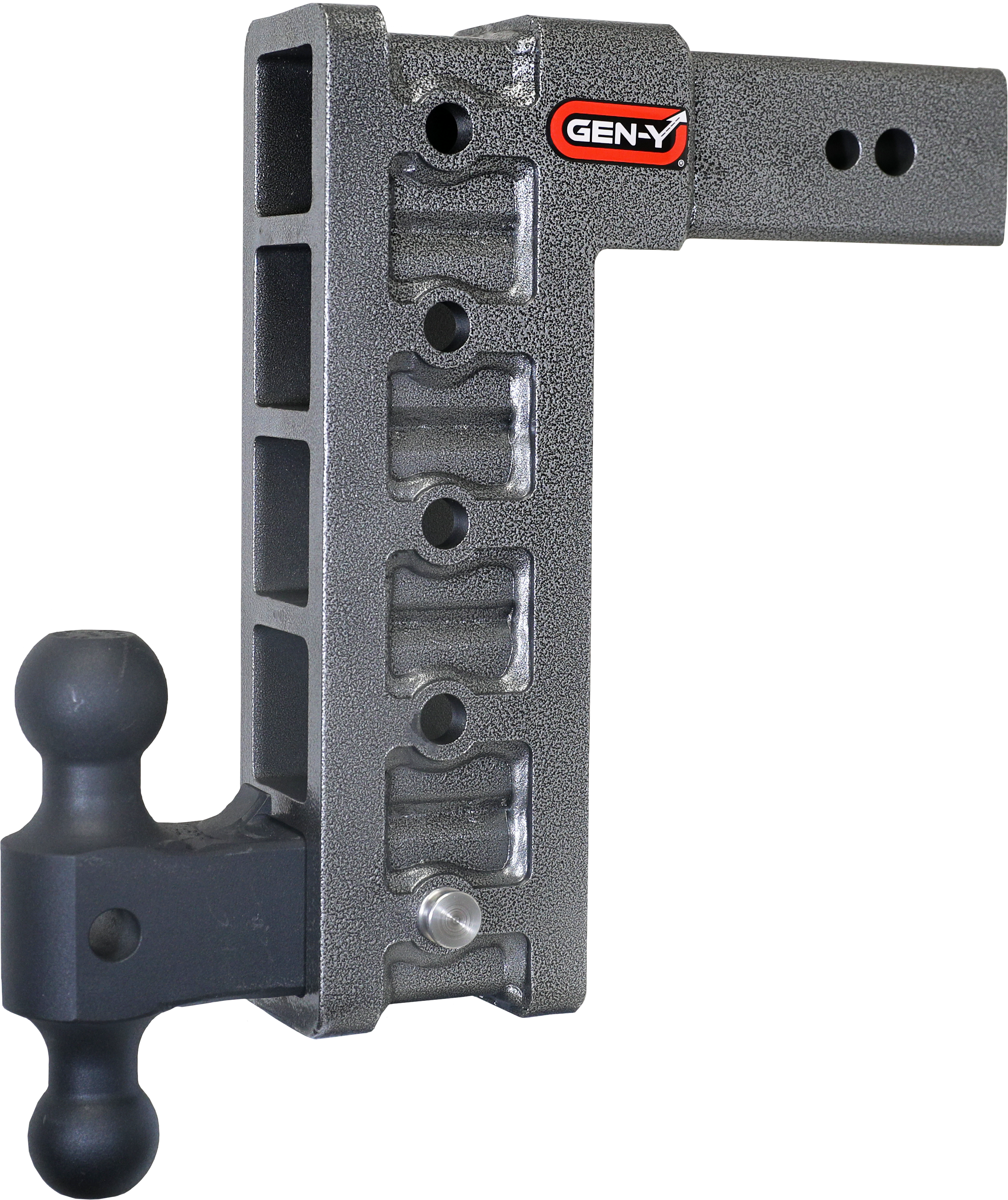 GEN-Y Hitch MEGA-DUTY 3" Shank 12" Drop 3.5K TW 32K Hitch & Dual-Ball