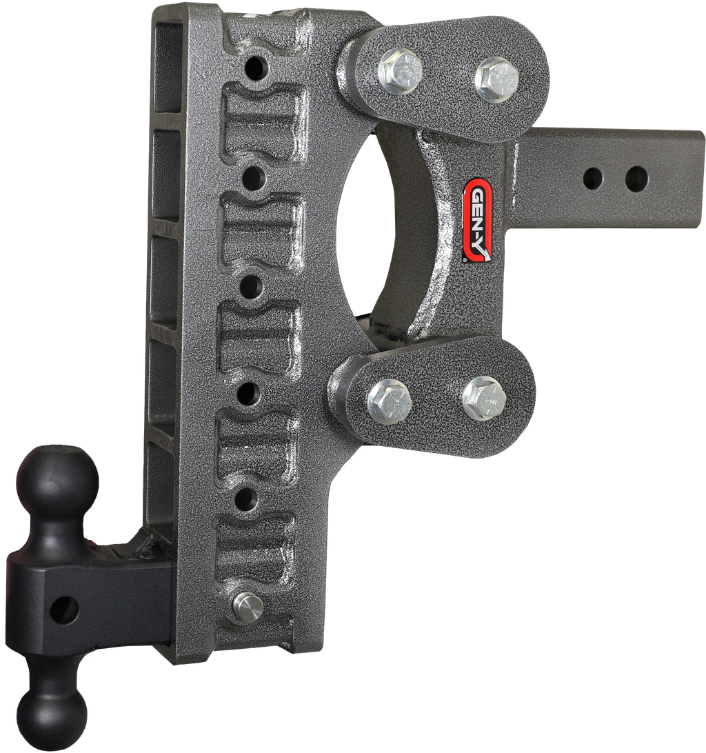 GEN-Y Hitch BOSS TORSION-FLEX 3" Shank 12" Drop 2.4K TW 21K Hitch & Dual-Ball