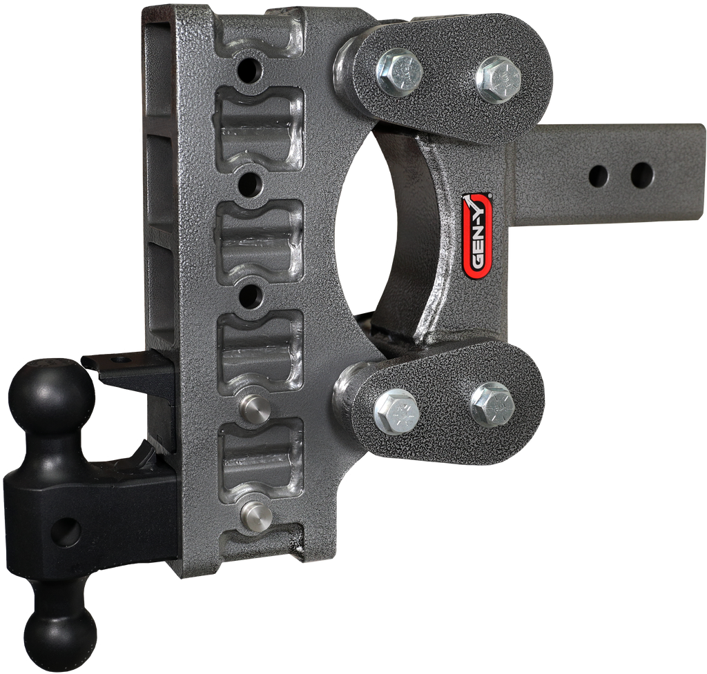 GEN-Y Hitch BOSS TORSION-FLEX 3" Shank 9" Drop 2.4K TW 21K Hitch & Dual-Ball & Pintle Lock