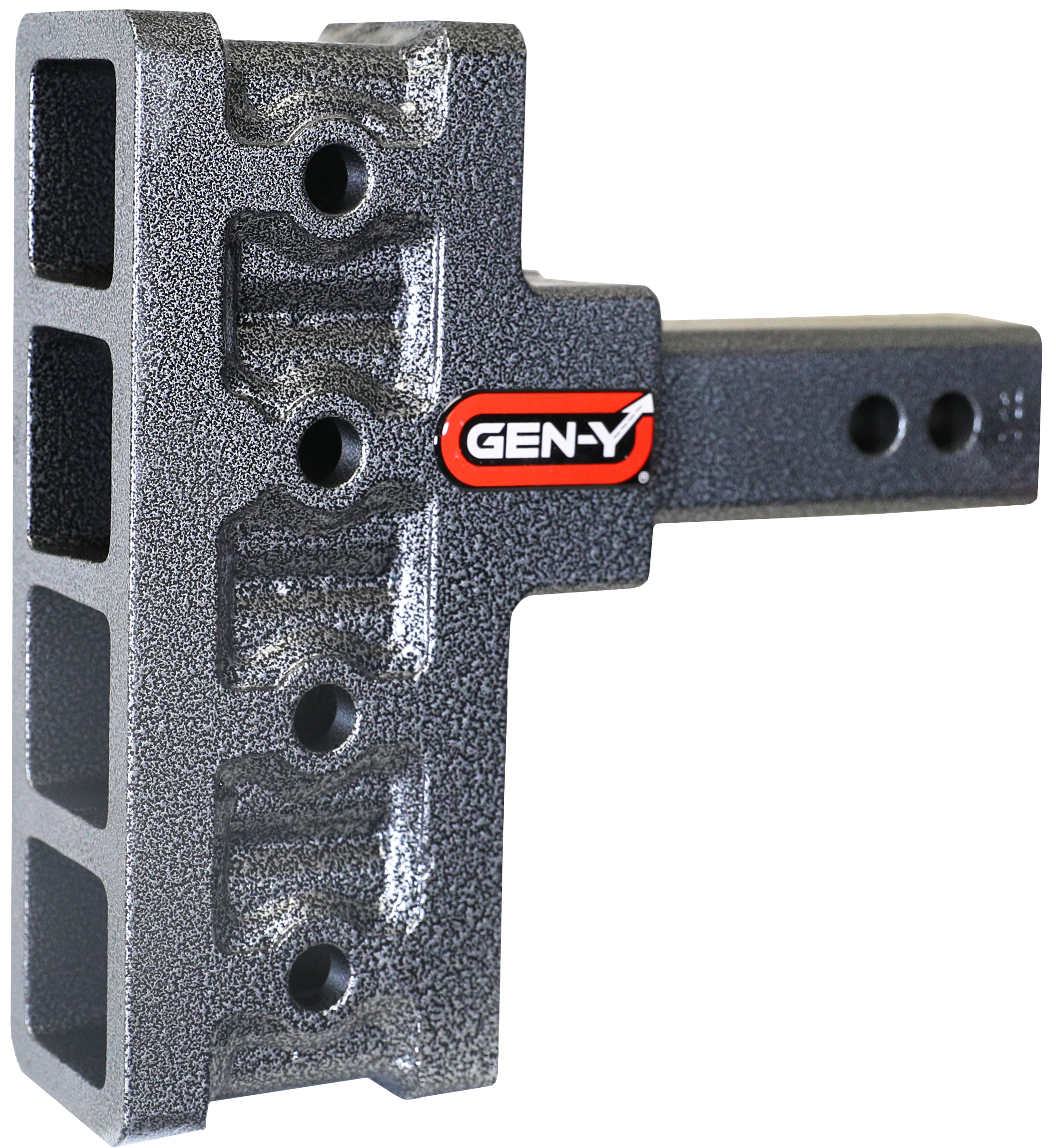 GEN-Y Hitch MEGA-DUTY 2" Offset Shank 2.5 Rise 5" Drop 2K TW 16K Hitch Only