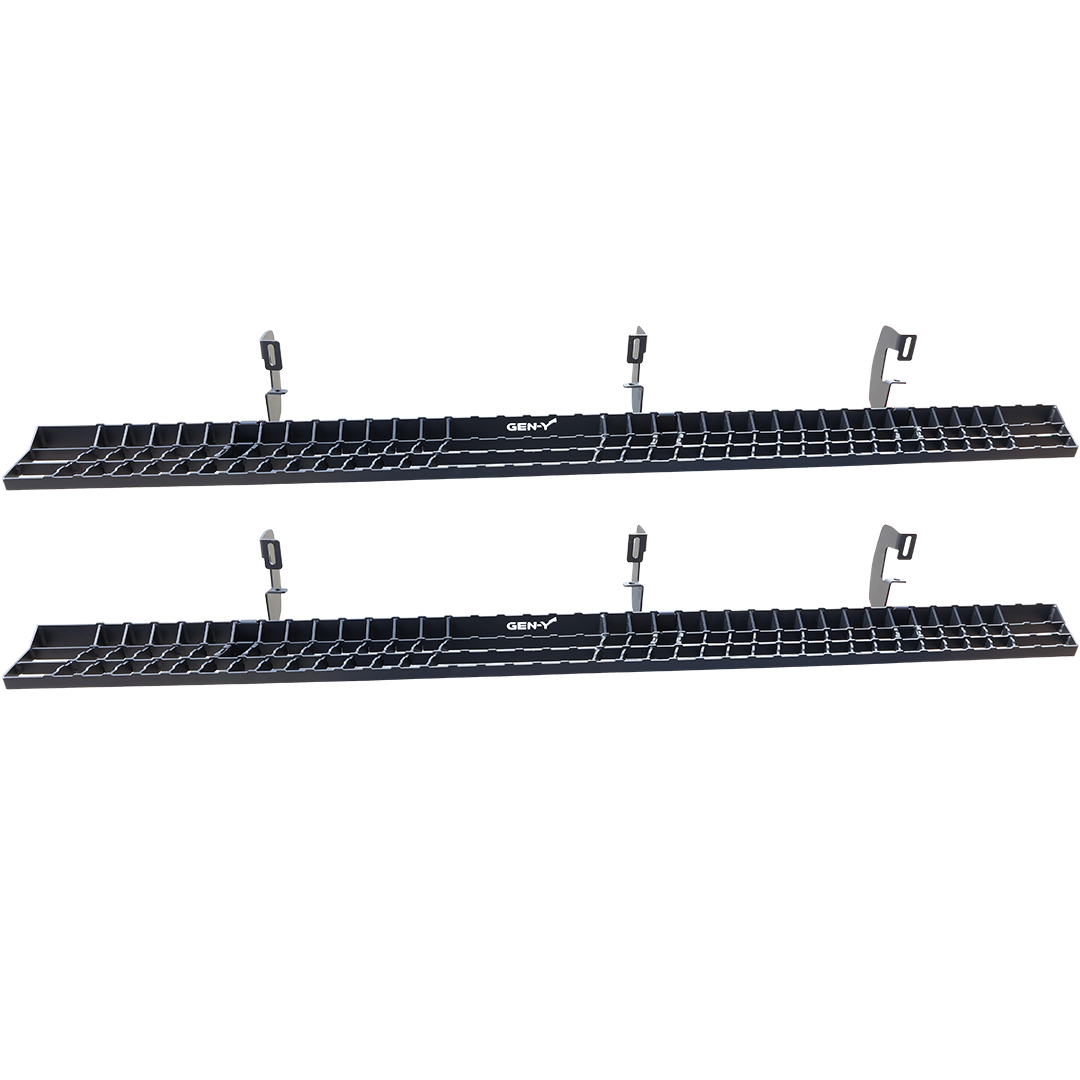 GEN-Y Hitch Running Boards - Fits Ram 2500/3500 (2011-2024) Crew Cab - RS & CS