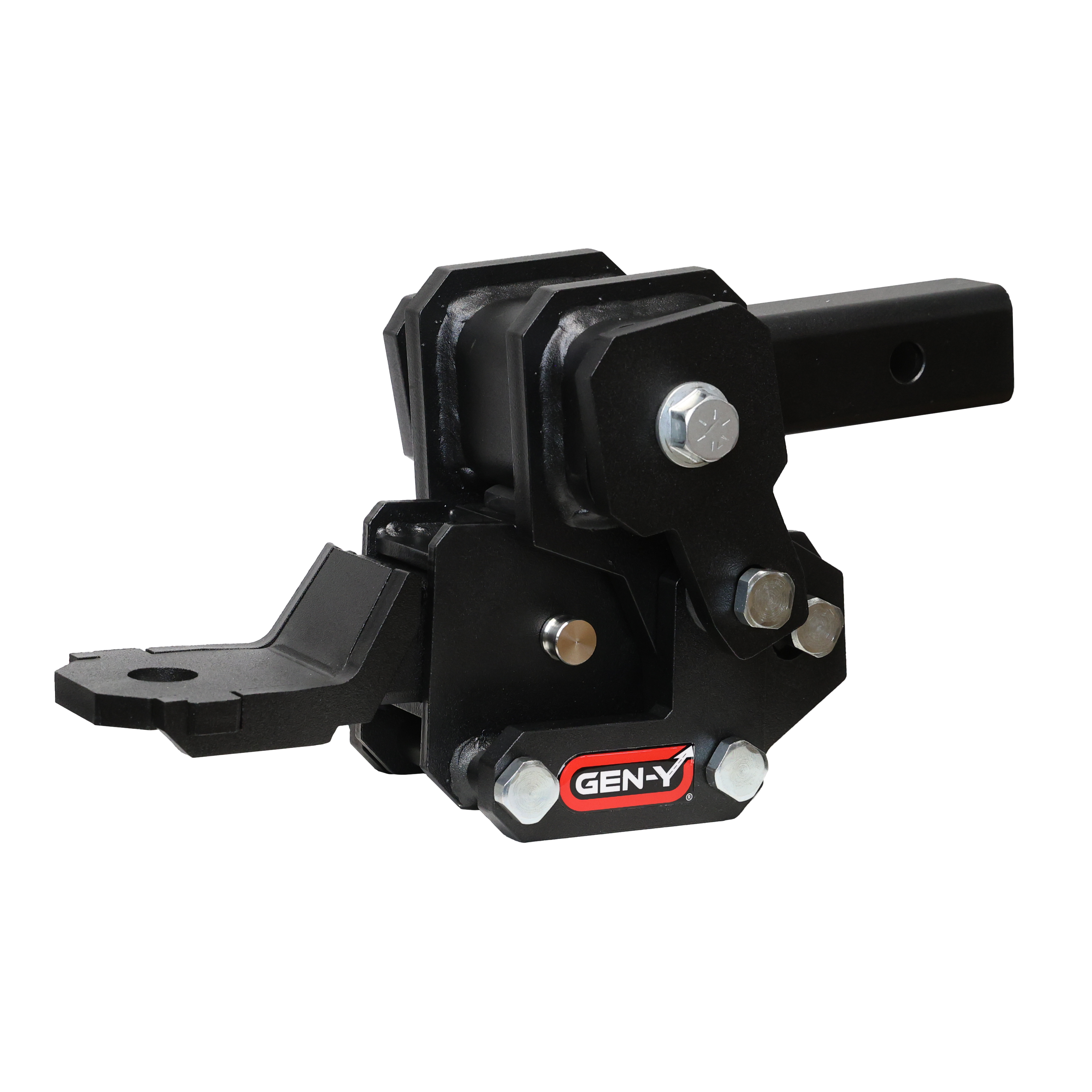 GEN-Y Hitch VOYAGER Hitch w/ Platinum Ball Mount () - 5.75" Tube - 7K Overall Towing Capacity - 1000 LB Towing Tongue Weight Capacity - 500 LB Cargo Tongue Weight Capacity @ 24" From Pin C/L to Cargo C/L