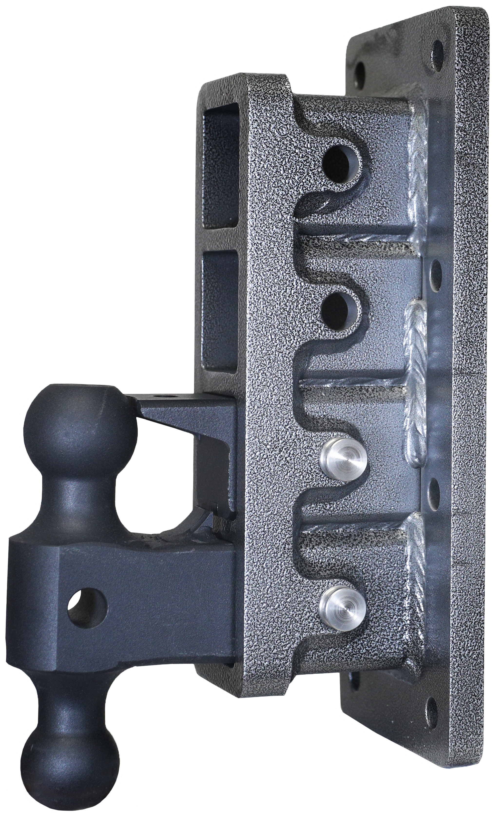 GEN-Y Hitch MEGA-DUTY 2.5" Bolt-On 9" Drop 3.5K TW 32K Hitch & Dual-Ball & Pintle Lock