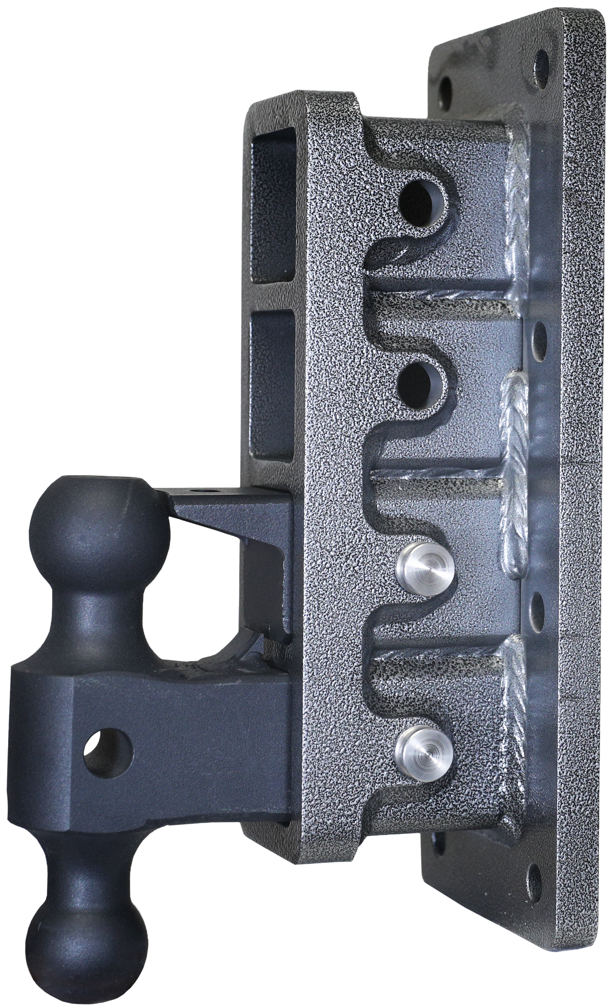 GEN-Y Hitch MEGA-DUTY 2.5" Bolt-On 9" Drop 3.5K TW 32K Hitch & Dual-Ball & Pintle Lock