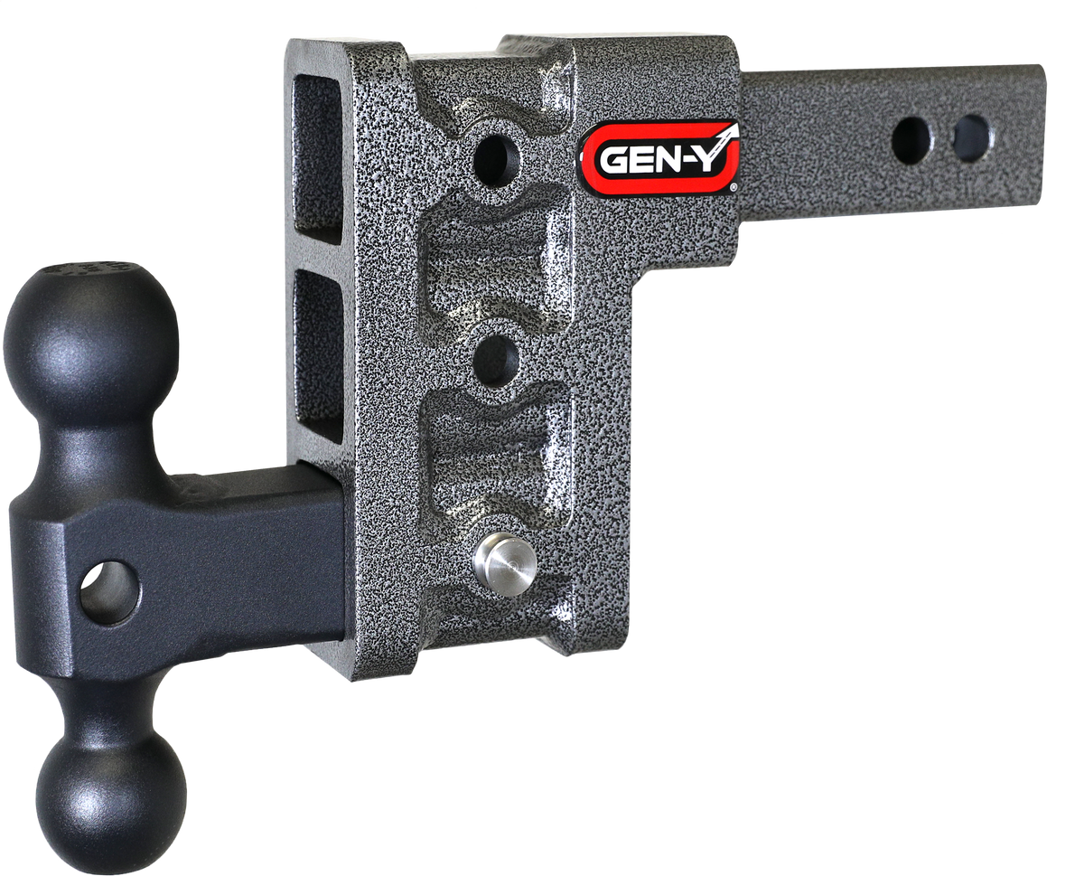 GEN-Y Hitch MEGA-DUTY 2" Shank 5" Drop 1.5K TW 10K Hitch & Dual-Ball