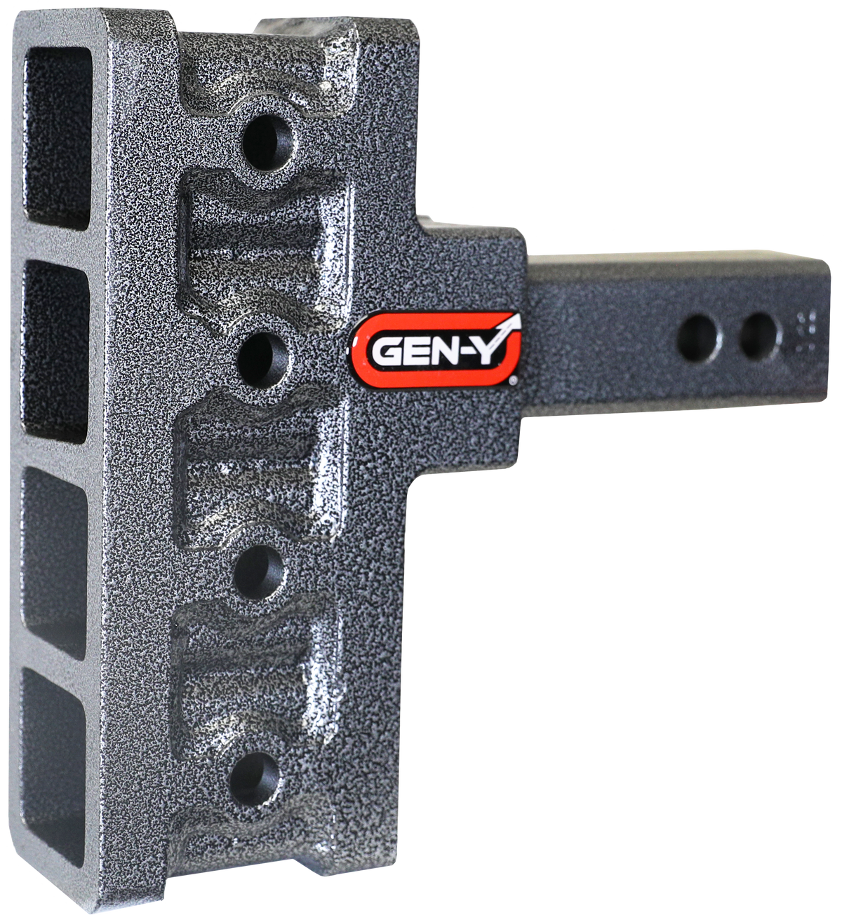 GEN-Y Hitch MEGA-DUTY 2" Offset Shank 2.5 Rise 5" Drop 1.5K TW 10K Hitch Only