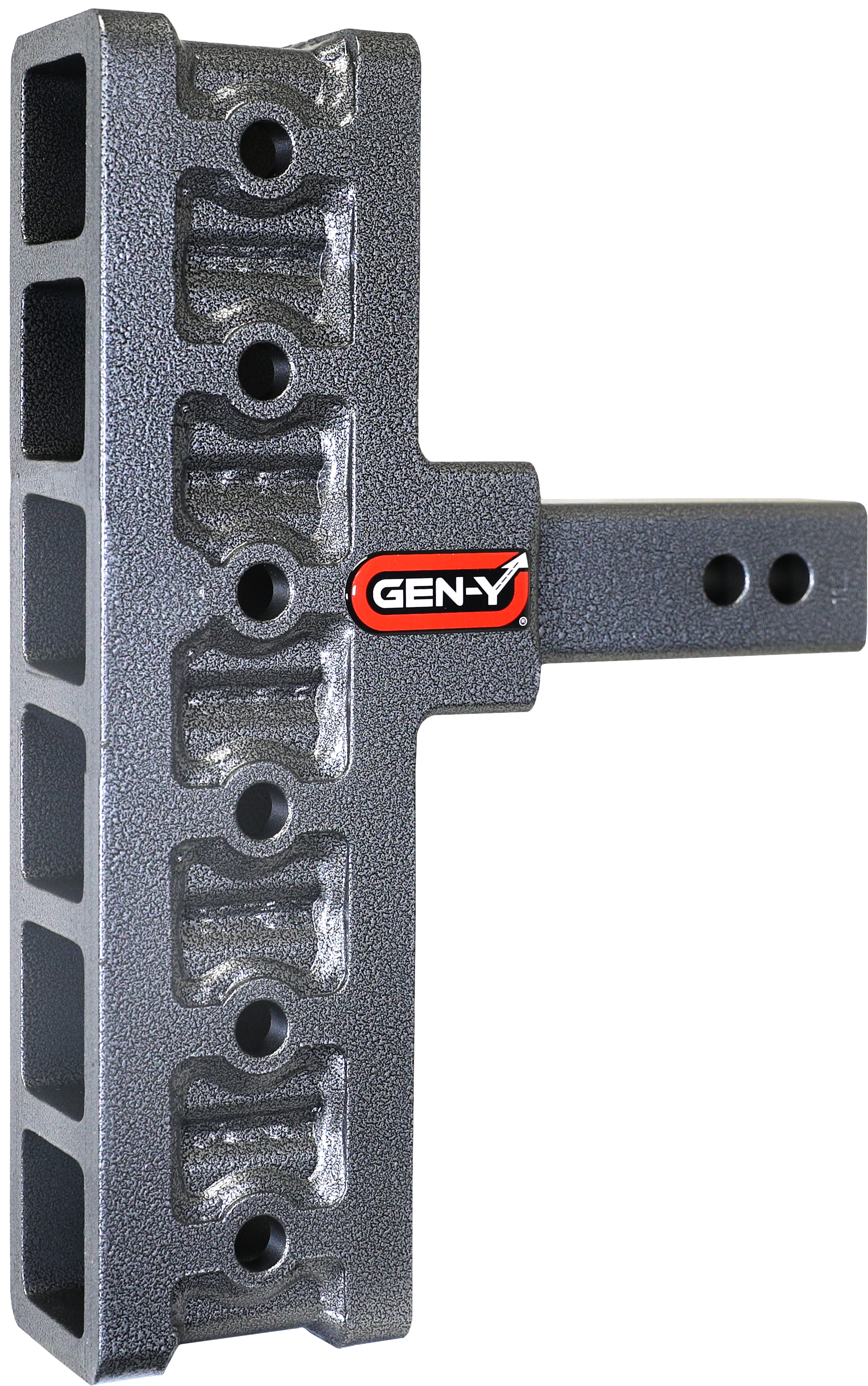 GEN-Y Hitch MEGA-DUTY 2" Offset Shank 5" Rise 7.5" Drop 1.5K TW 10K Hitch Only