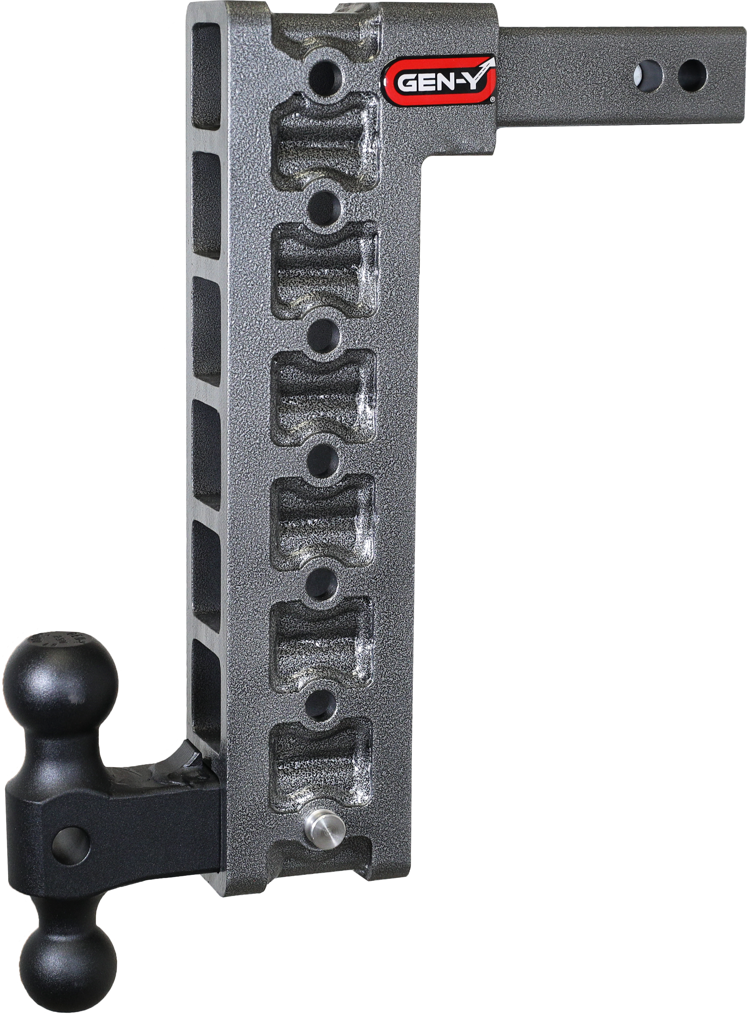 GEN-Y Hitch MEGA-DUTY 2" Shank 15" Drop 2K TW 16K Hitch & Dual-Ball & Stabilizer Kit