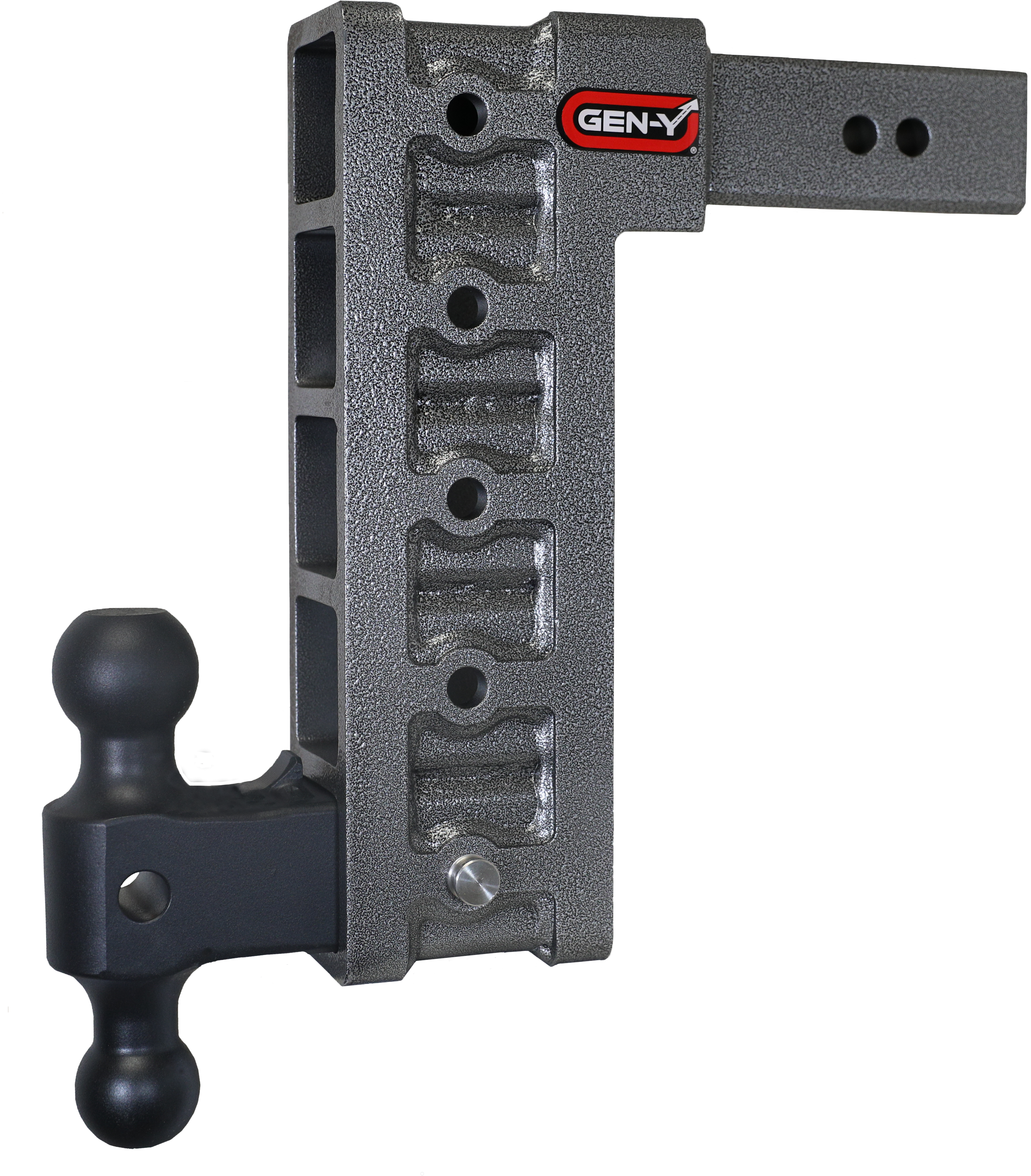 GEN-Y Hitch MEGA-DUTY 2.5" Shank 12" Drop 3K TW 21K Hitch & Dual-Ball