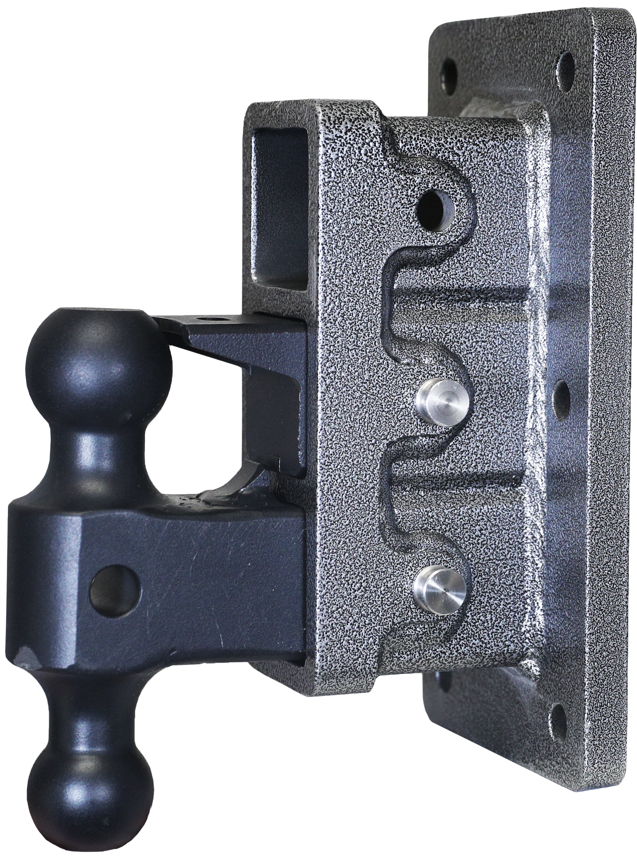 GEN-Y Hitch MEGA-DUTY 2.5" Bolt-On 6" Drop 3K TW 21K Hitch & Dual-Ball & Pintle Lock