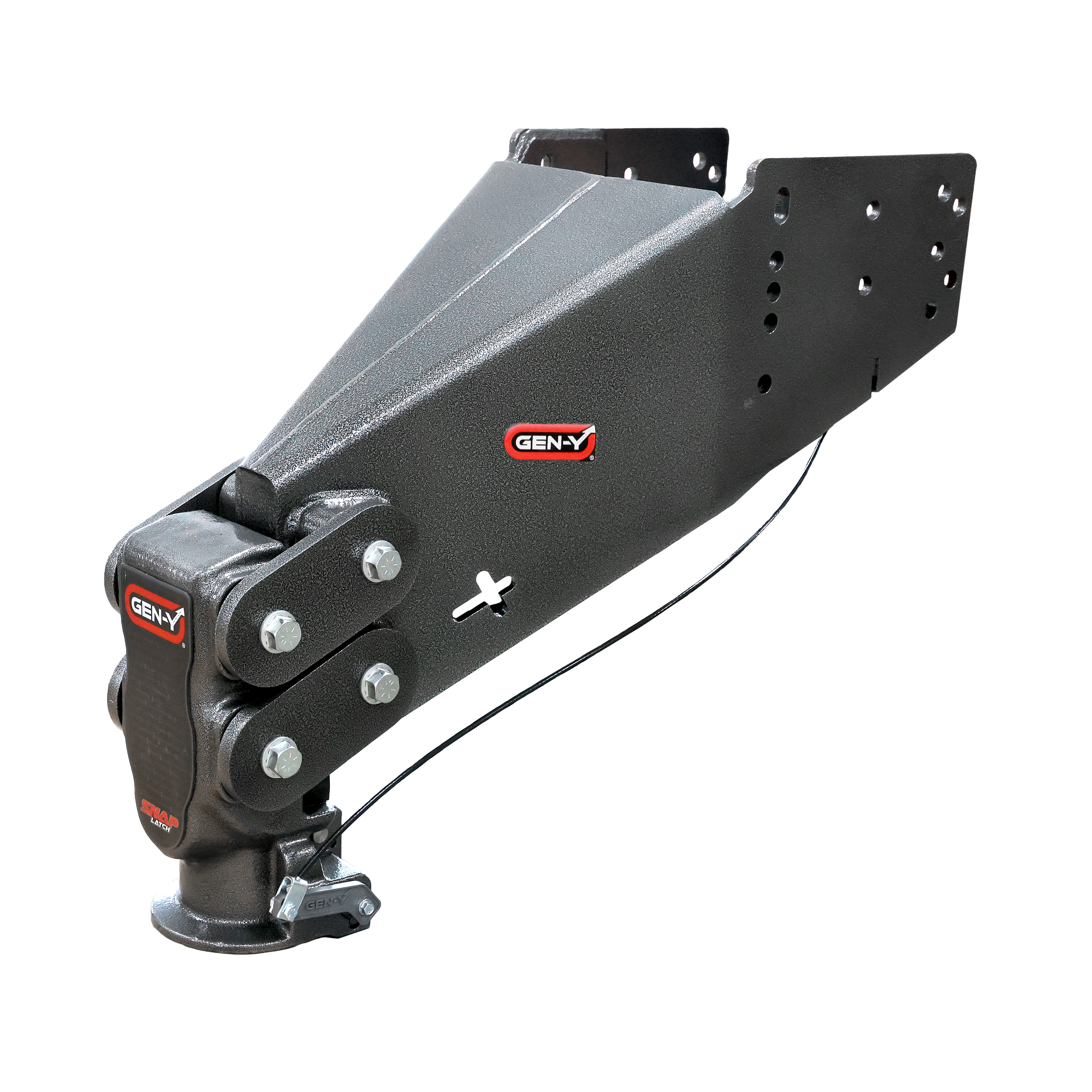GEN-Y Hitch EXECUTIVE TORSION-FLEX Auto Latch Fifth Wheel to Gooseneck 2 5/16" Coupler 1.5K - 4.5K pin weight range 30K Towing