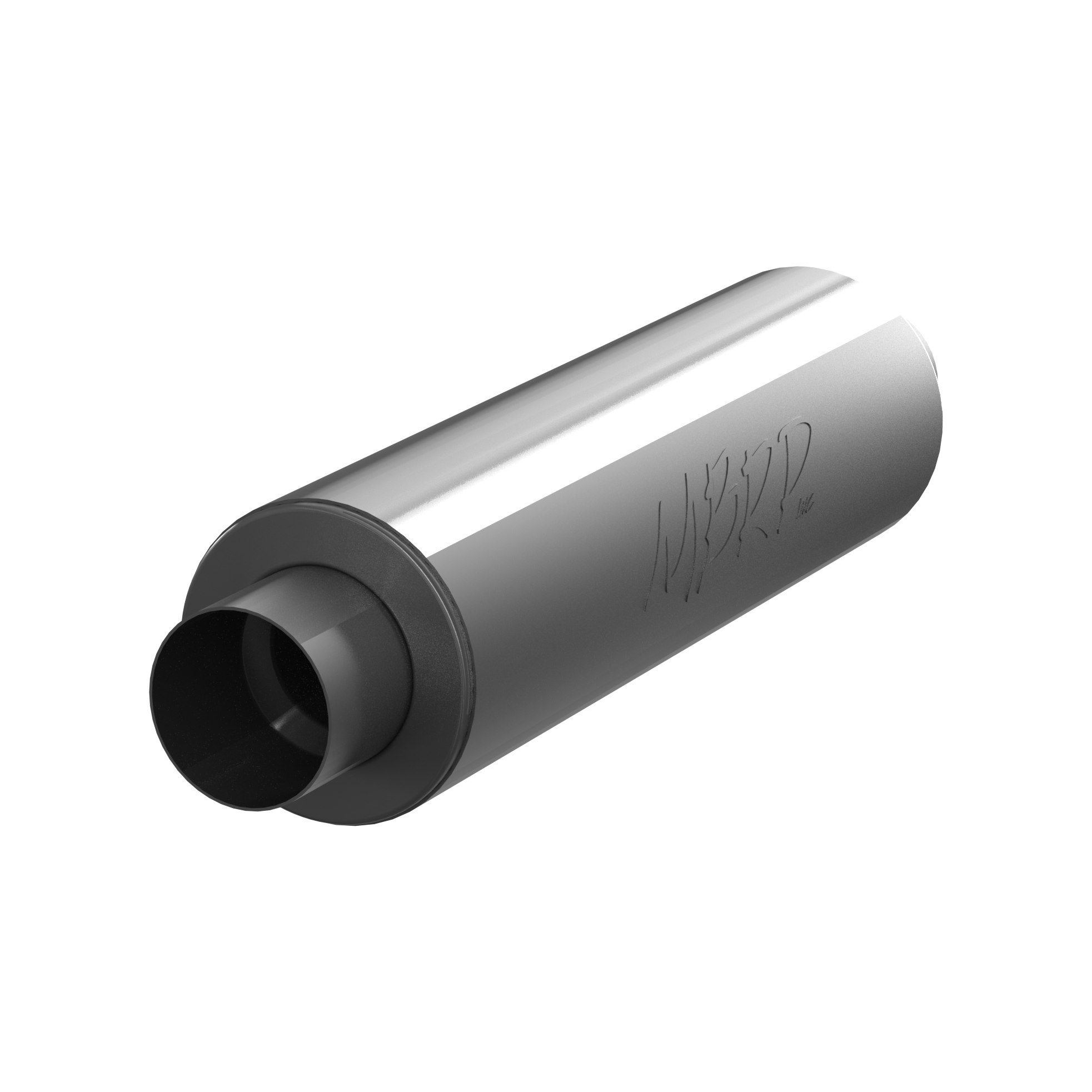 5 Inch ID Inlet/Outlet 31 Inch Exhaust Pipe Single Muffler T409 Stainless Steel MBRP