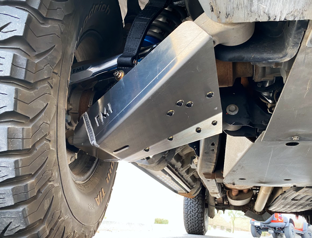 Foutz Motorsports Front Lower A-Arm Skid Plate Kit for Stock Arm 2017-2020 Ford F-150 Raptor