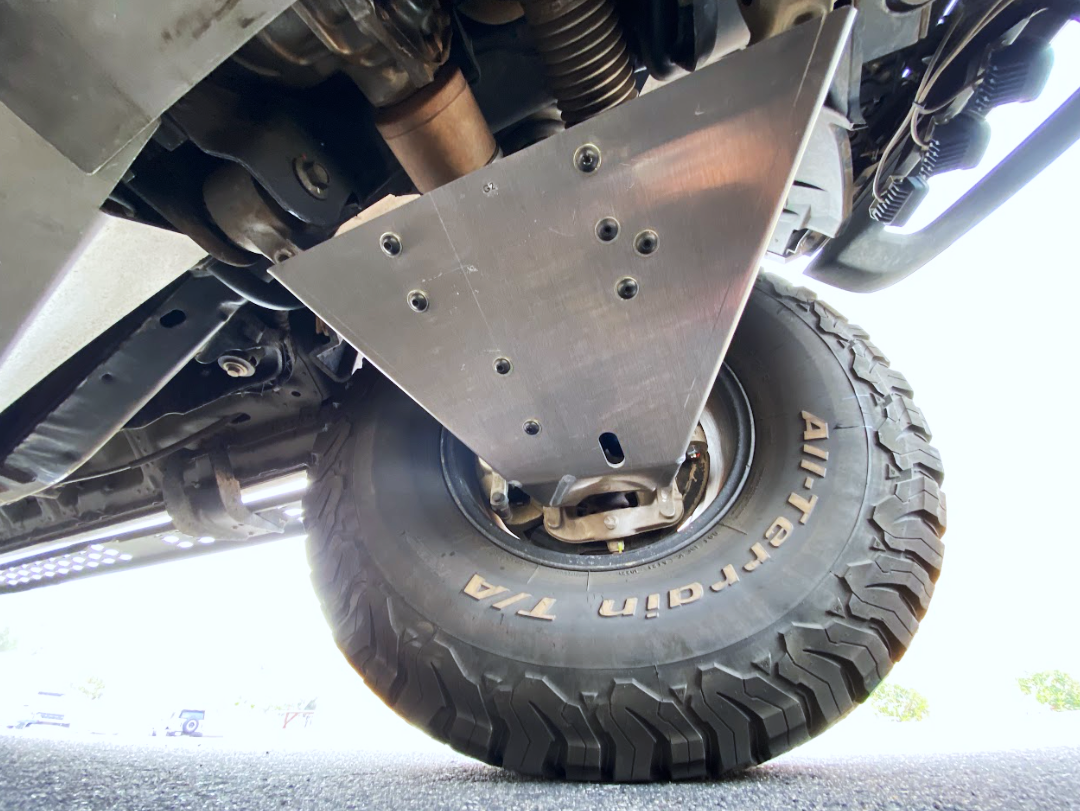 Foutz Motorsports Front Lower A-Arm Skid Plate Kit for Stock Arm 2017-2020 Ford F-150 Raptor