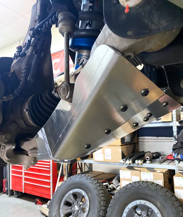 Foutz Motorsports Front Lower A-Arm Skid Plate Kit for Stock Arm 2017-2020 Ford F-150 Raptor