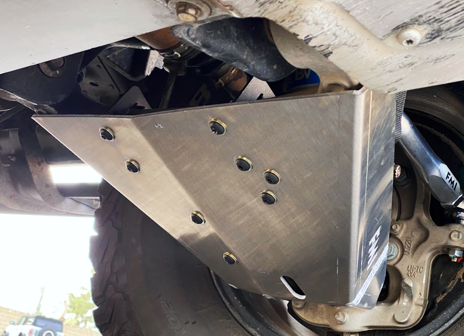 Foutz Motorsports Front Lower A-Arm Skid Plate Kit for Stock Arm 2017-2020 Ford F-150 Raptor